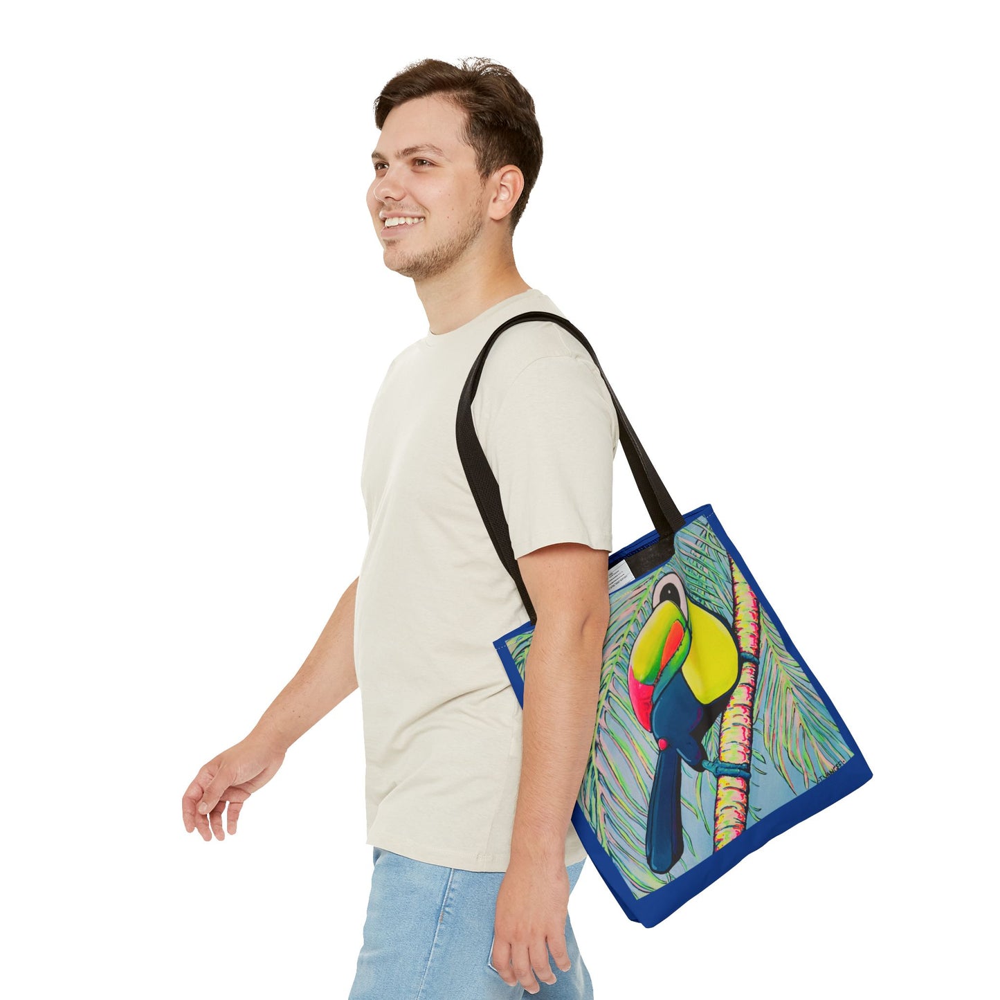Premium Cyclops Toucan Tote Bag, Original Artist Design, Reusable Shopping Tote, Eco-Friendly