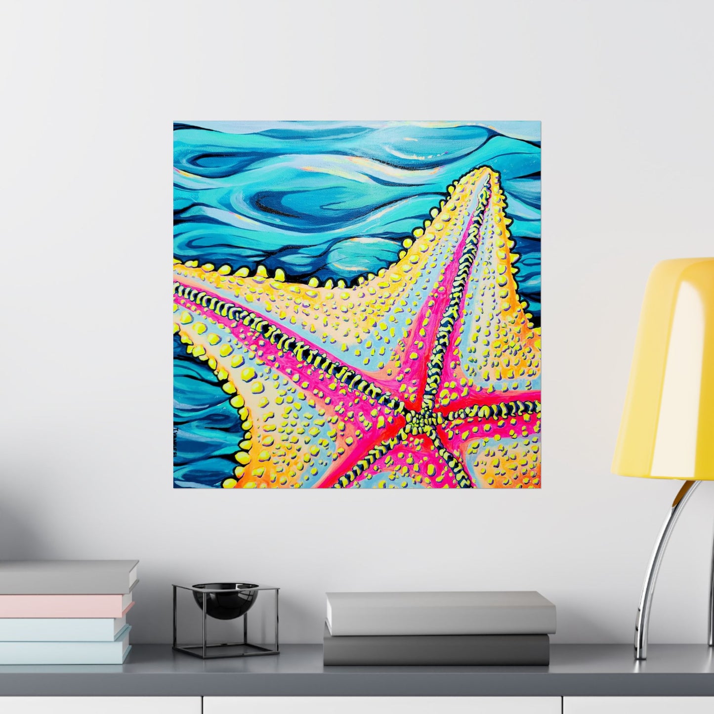 Starfish Beach Bocas Giclée Art Poster