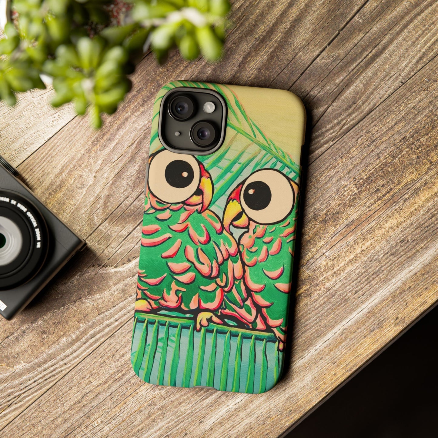 Chatty Cyclops Parrots Tough Phone Case