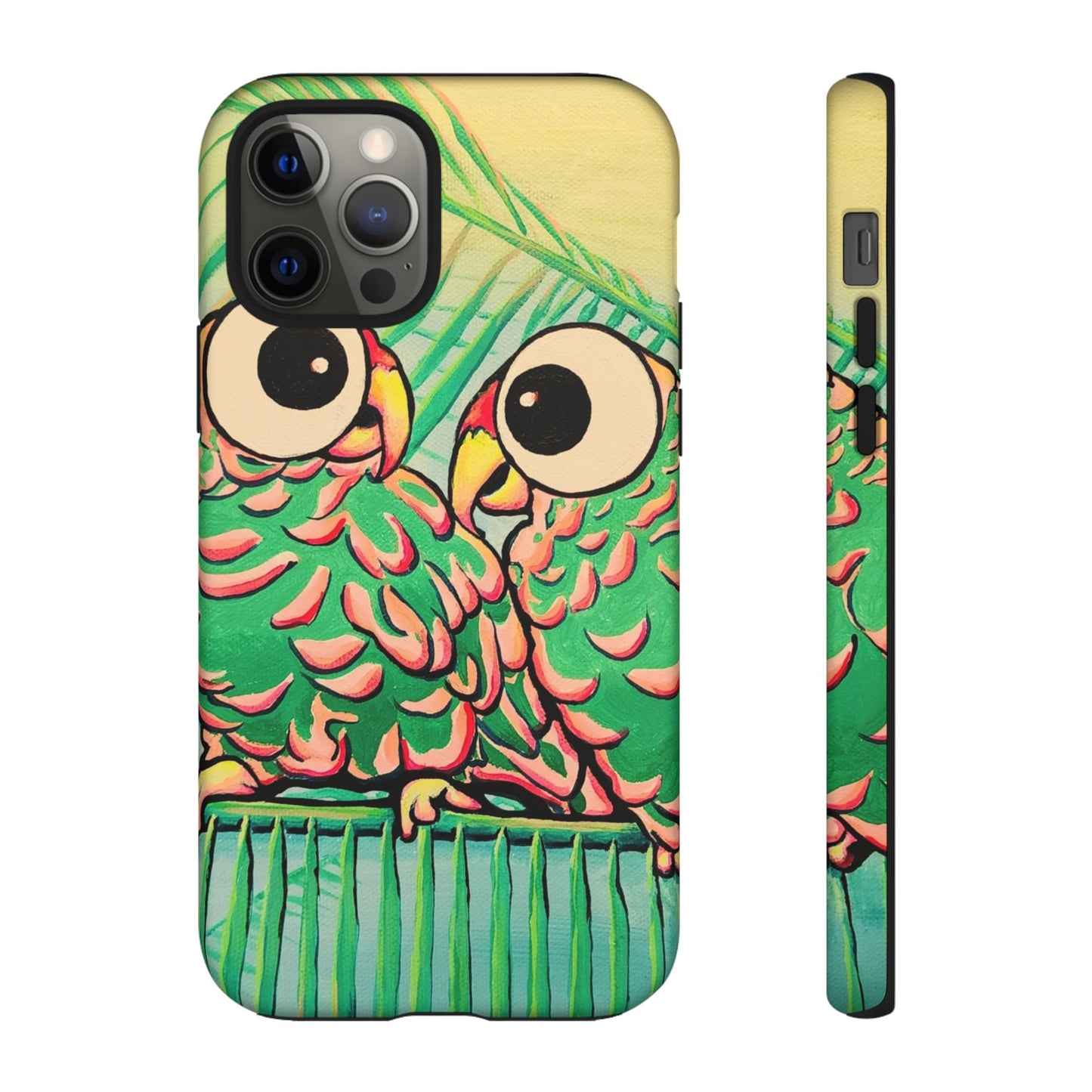 Chatty Cyclops Parrots Tough Phone Case