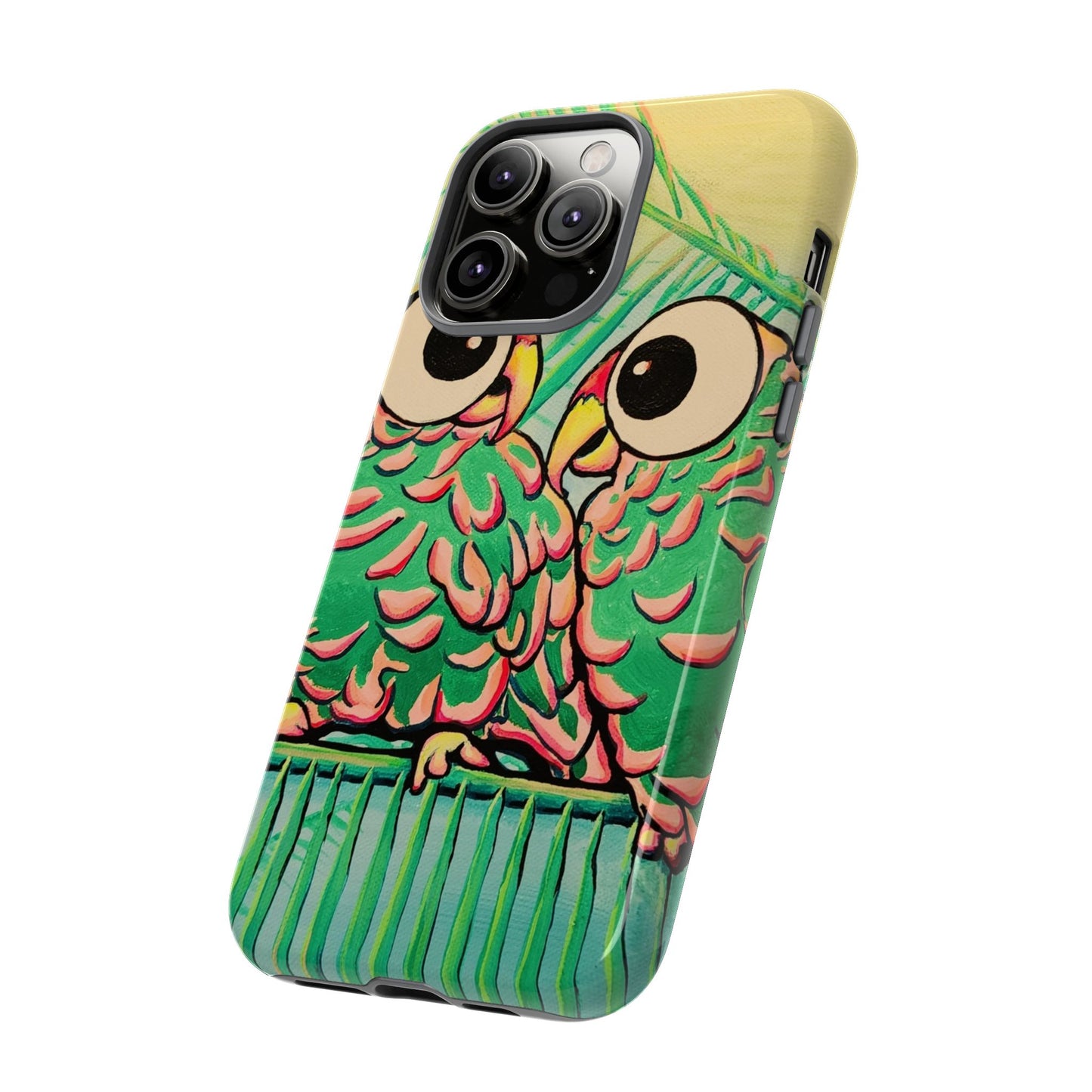 Chatty Cyclops Parrots Tough Phone Case