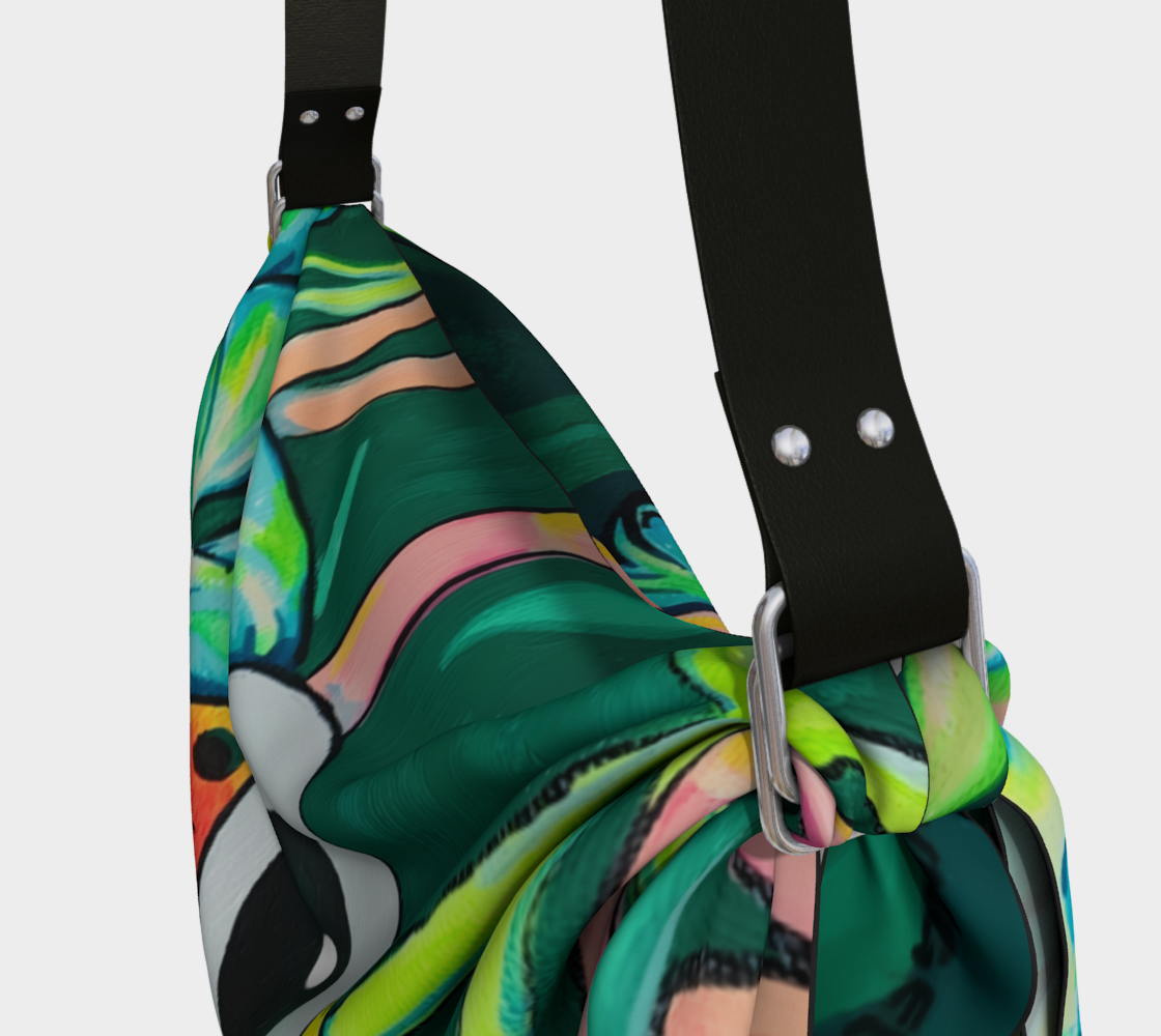 Cyclops Red Frog Origami Tote