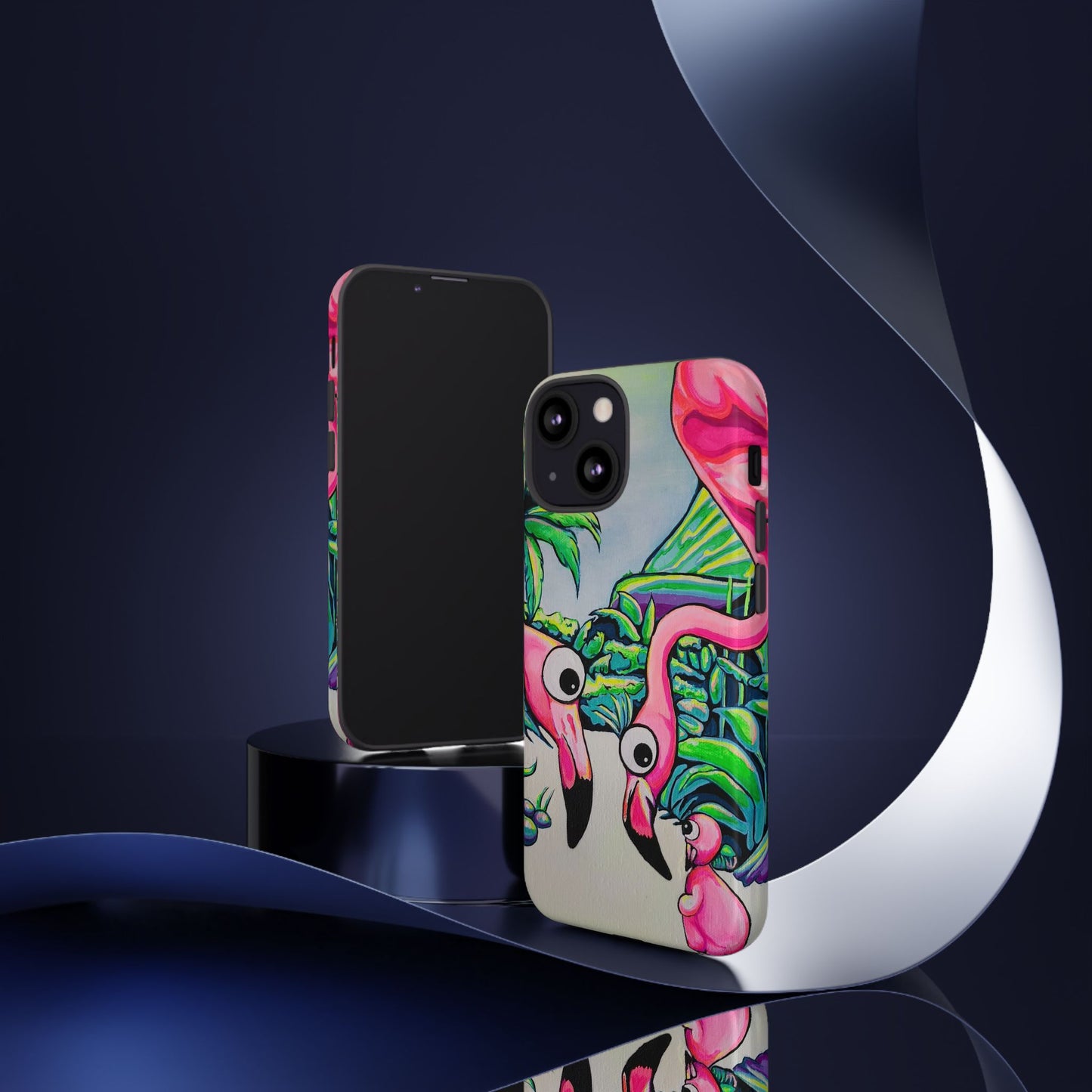 Flamingo Family Phone Case