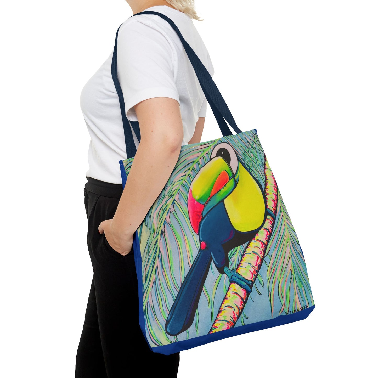 Premium Cyclops Toucan Tote Bag, Original Artist Design, Reusable Shopping Tote,  Eco-Friendly