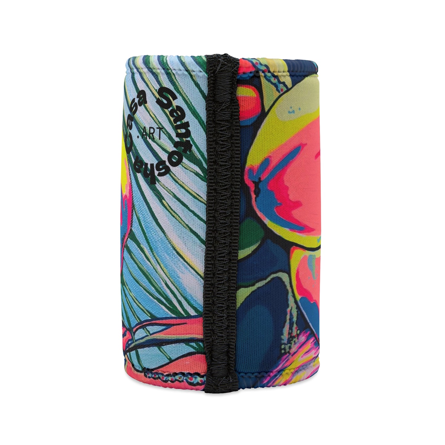 Neon Coconuts Stubby Cooler