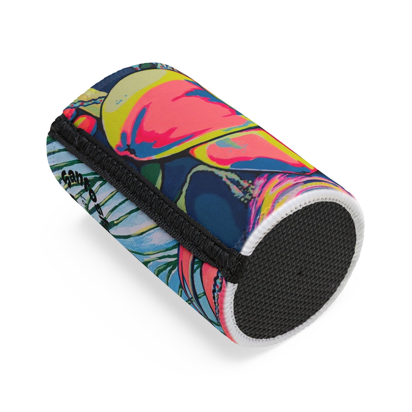 Neon Coconuts Stubby Cooler