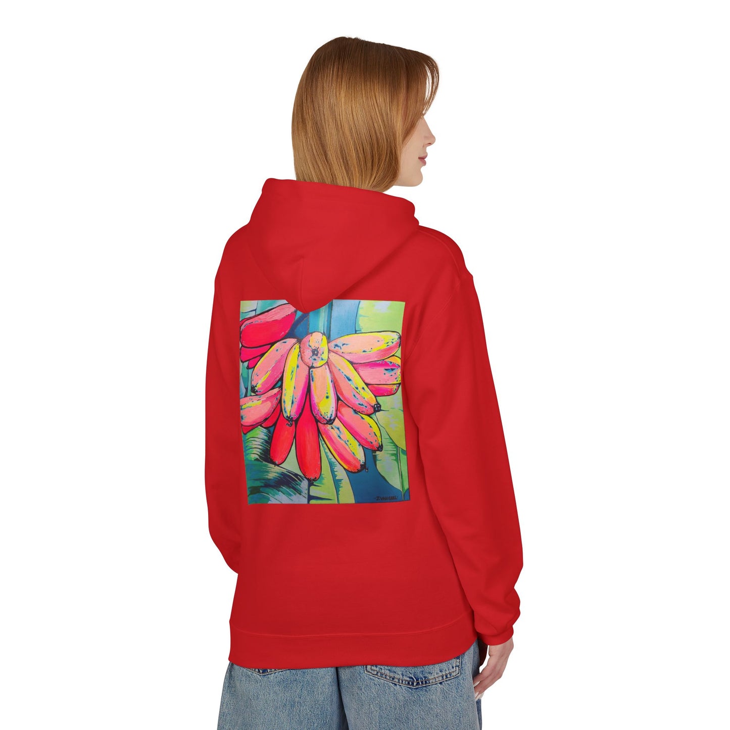 Unisex Neon Primitivo Bananas Soft Hoodie