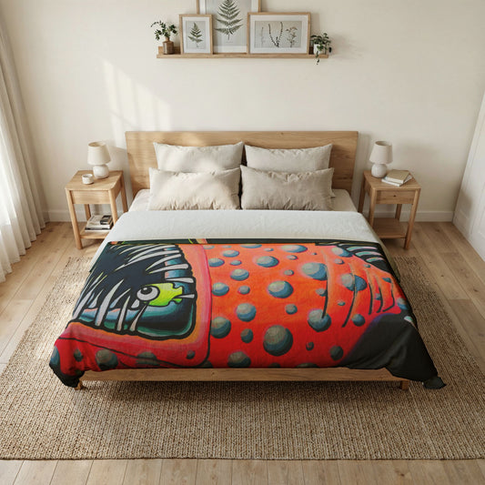 Cyclops Anglerfish Duvet Cover