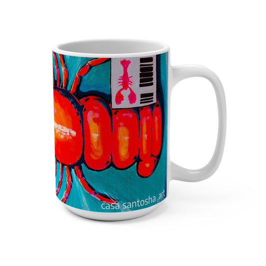 Neon Lobster Mug