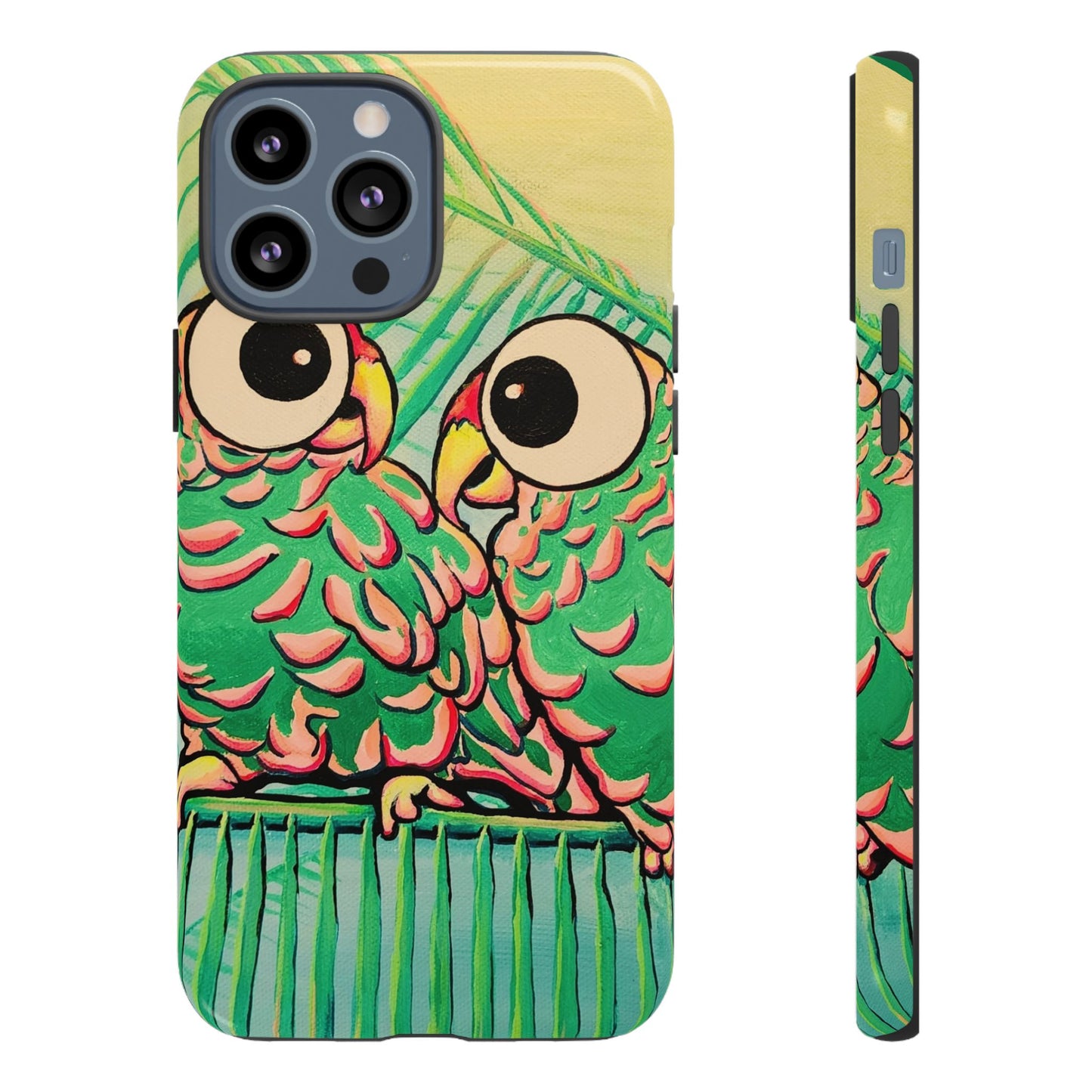 Chatty Cyclops Parrots Tough Phone Case