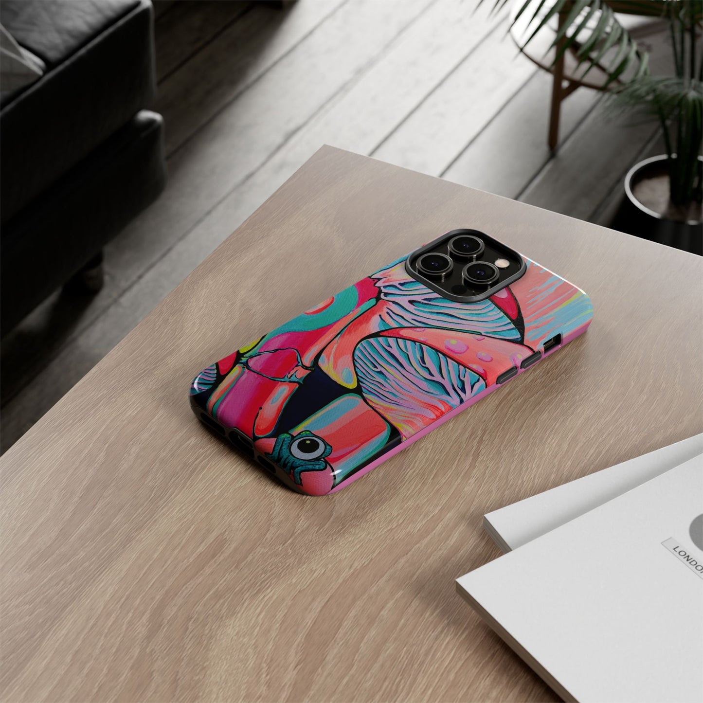 Trippy Mushrooms Tough Phone Case