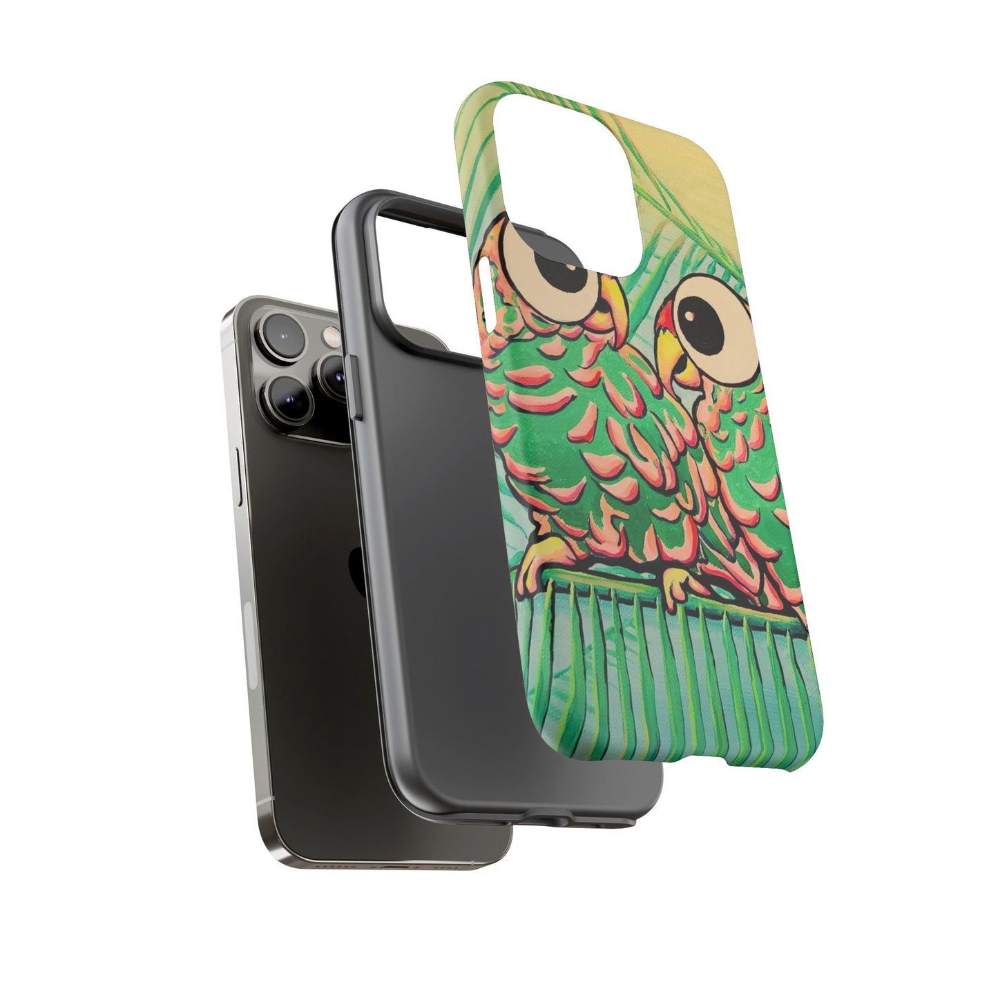 Chatty Cyclops Parrots Tough Phone Case