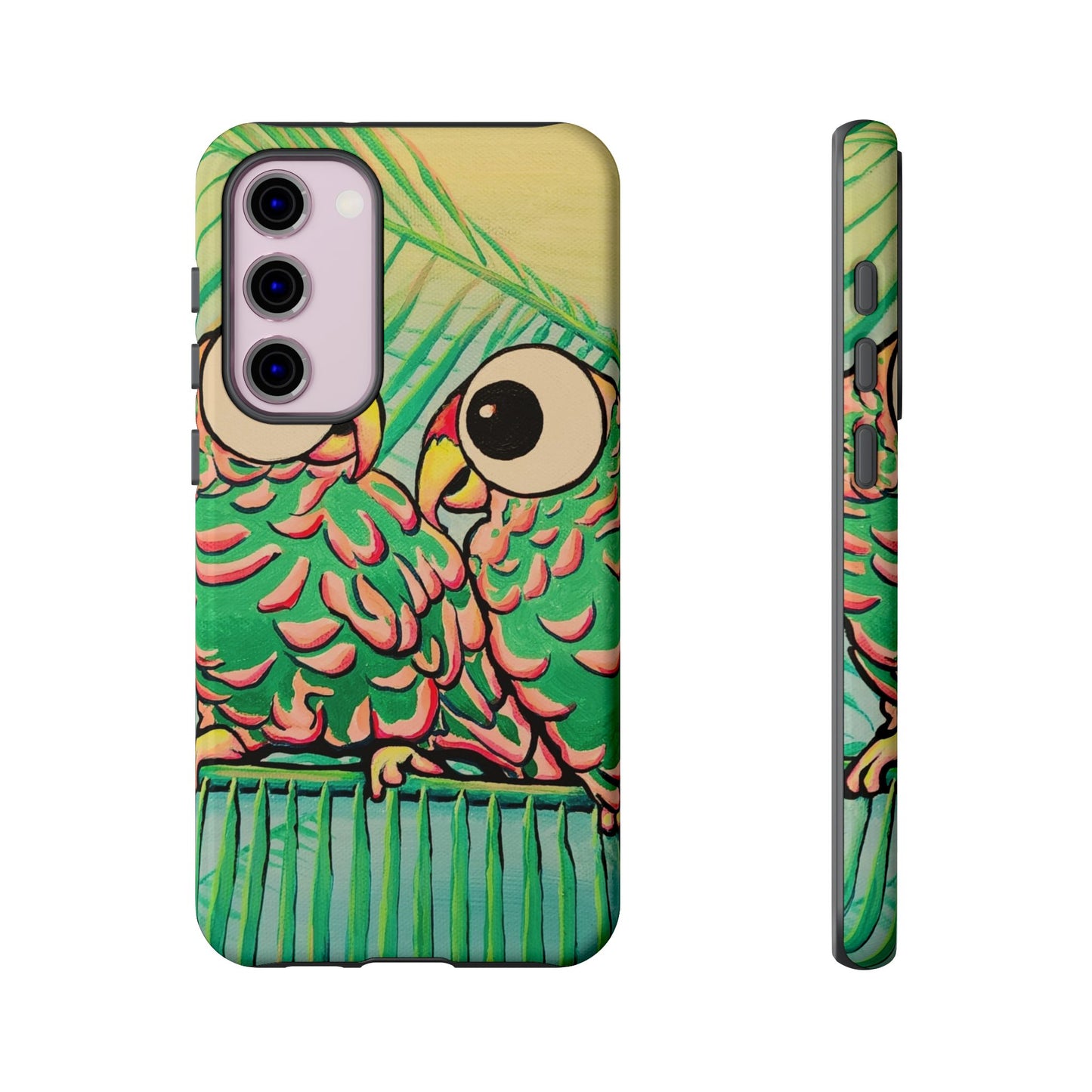 Chatty Cyclops Parrots Tough Phone Case