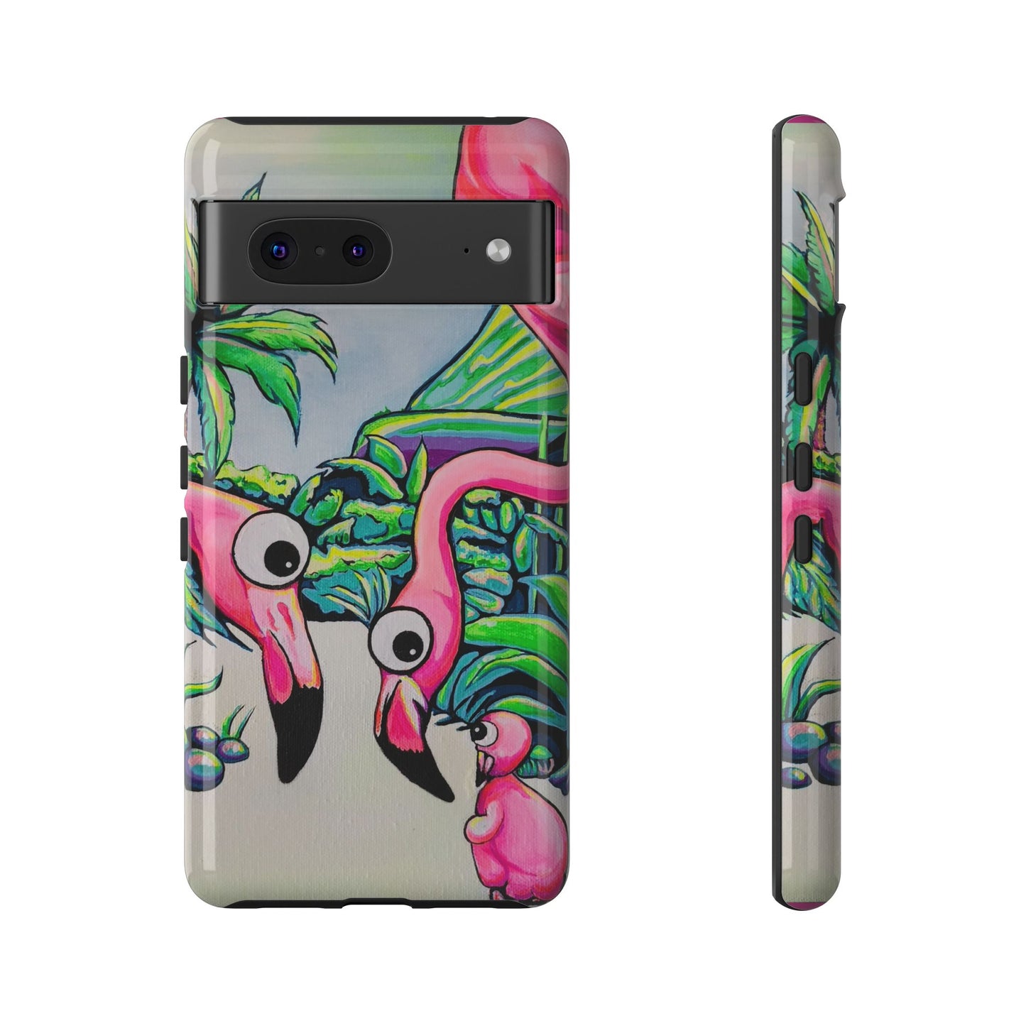 Flamingo Family Phone Case