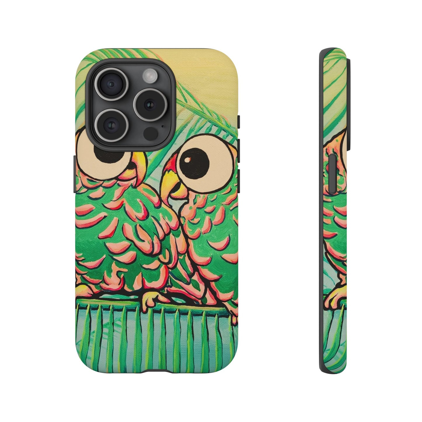 Chatty Cyclops Parrots Tough Phone Case