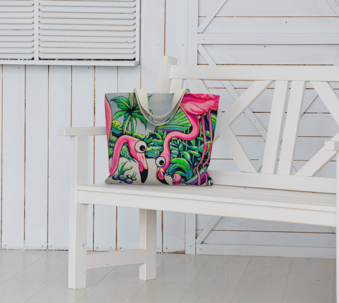 Cyclops Flamingo Family Market Tote