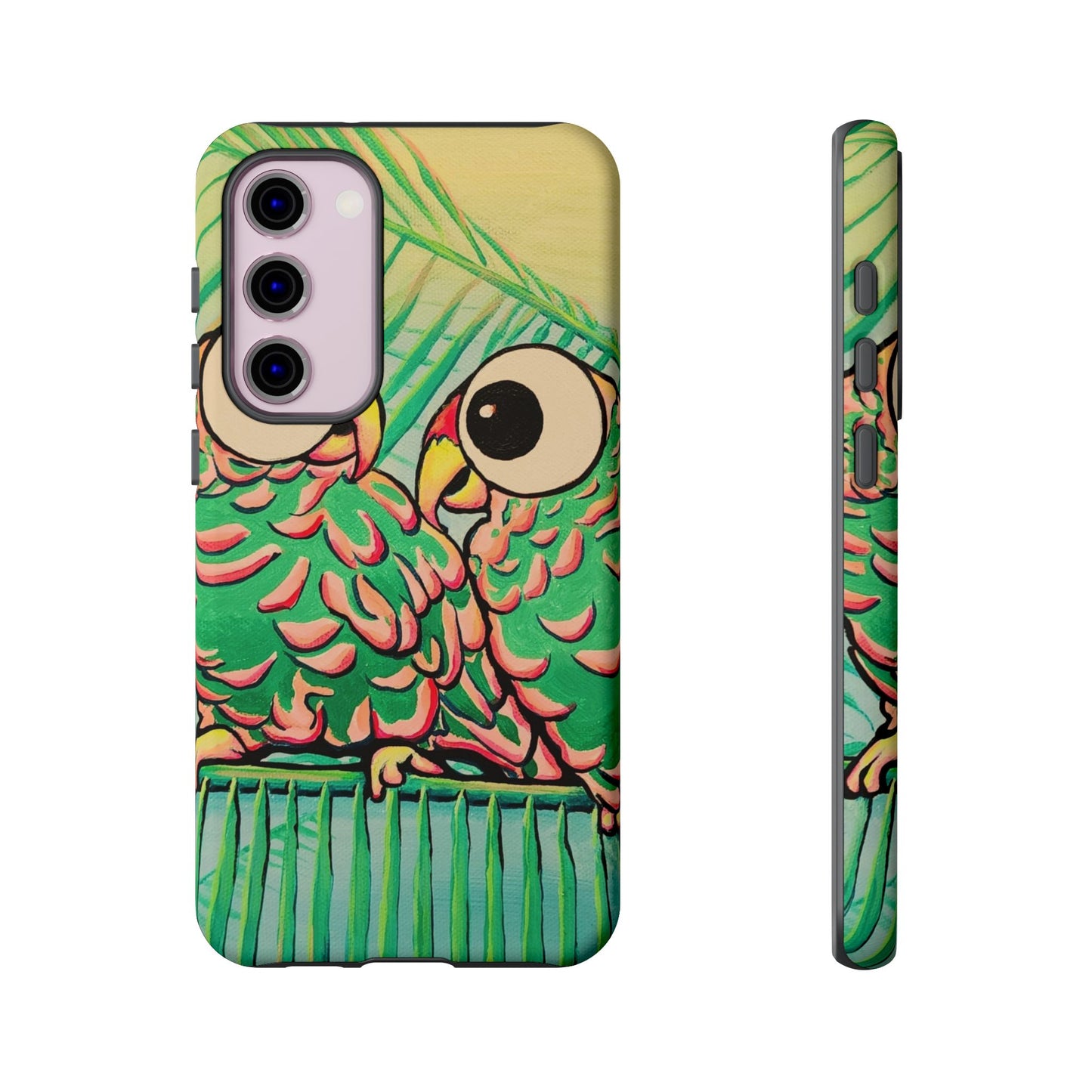 Chatty Cyclops Parrots Tough Phone Case