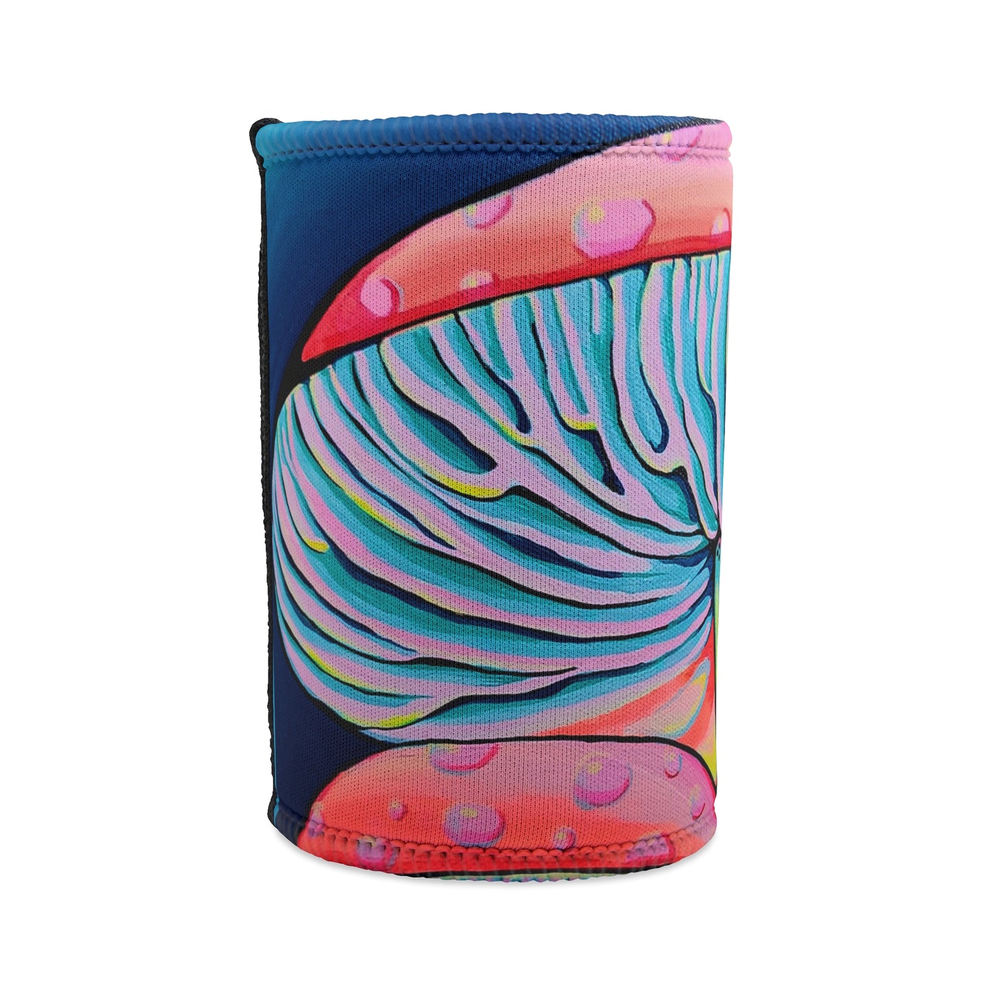 Trippy Mushrooms Stubby Cooler