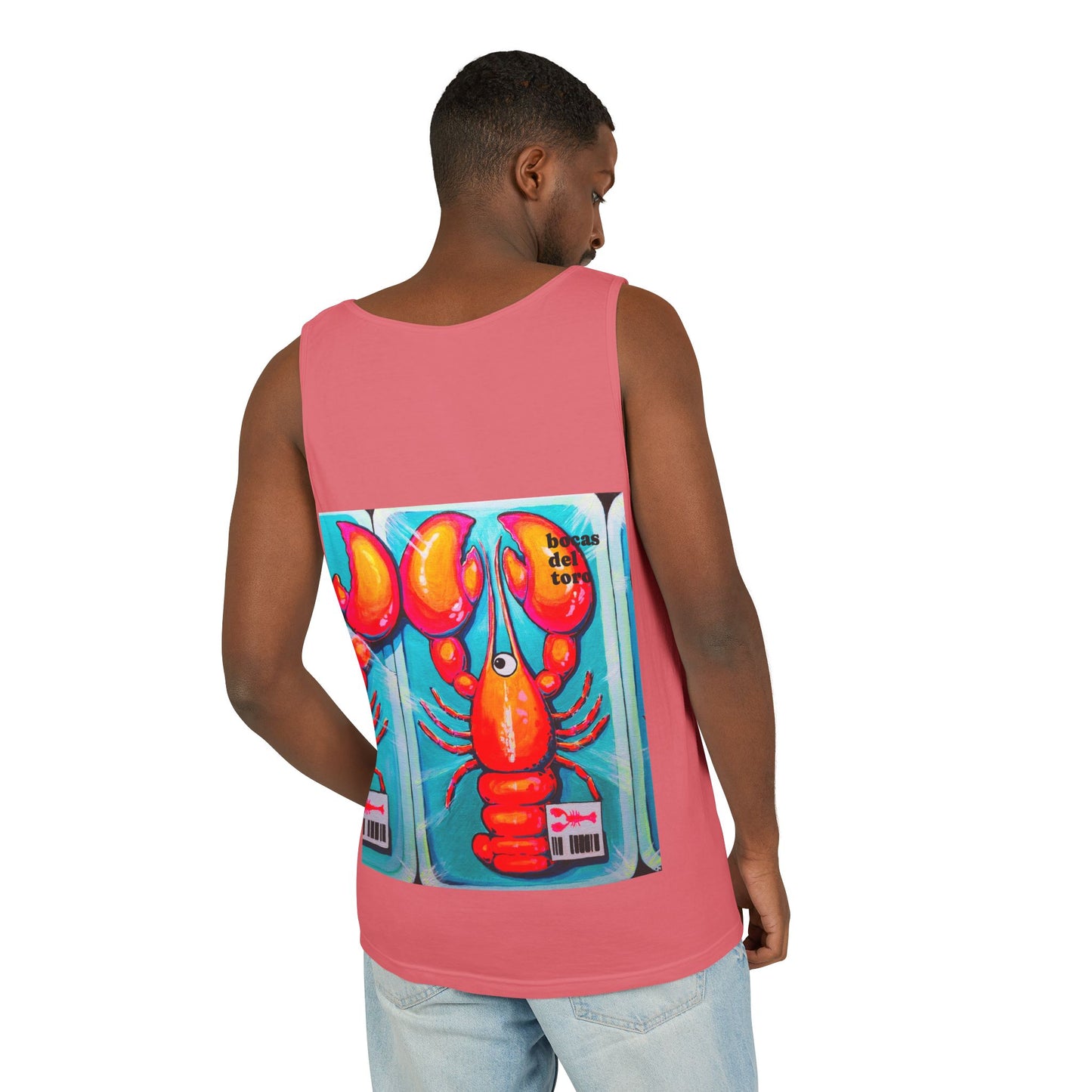 Unisex Fresh Neon Lobster Tank Top - Perfect for Summer Vibes