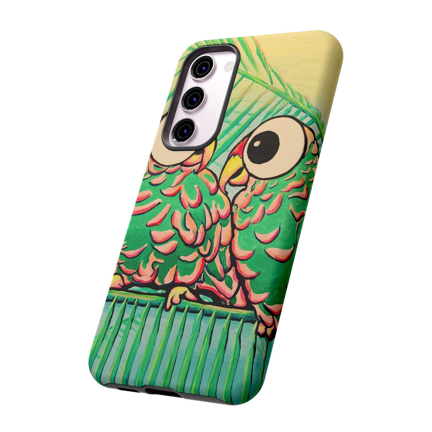 Chatty Cyclops Parrots Tough Phone Case