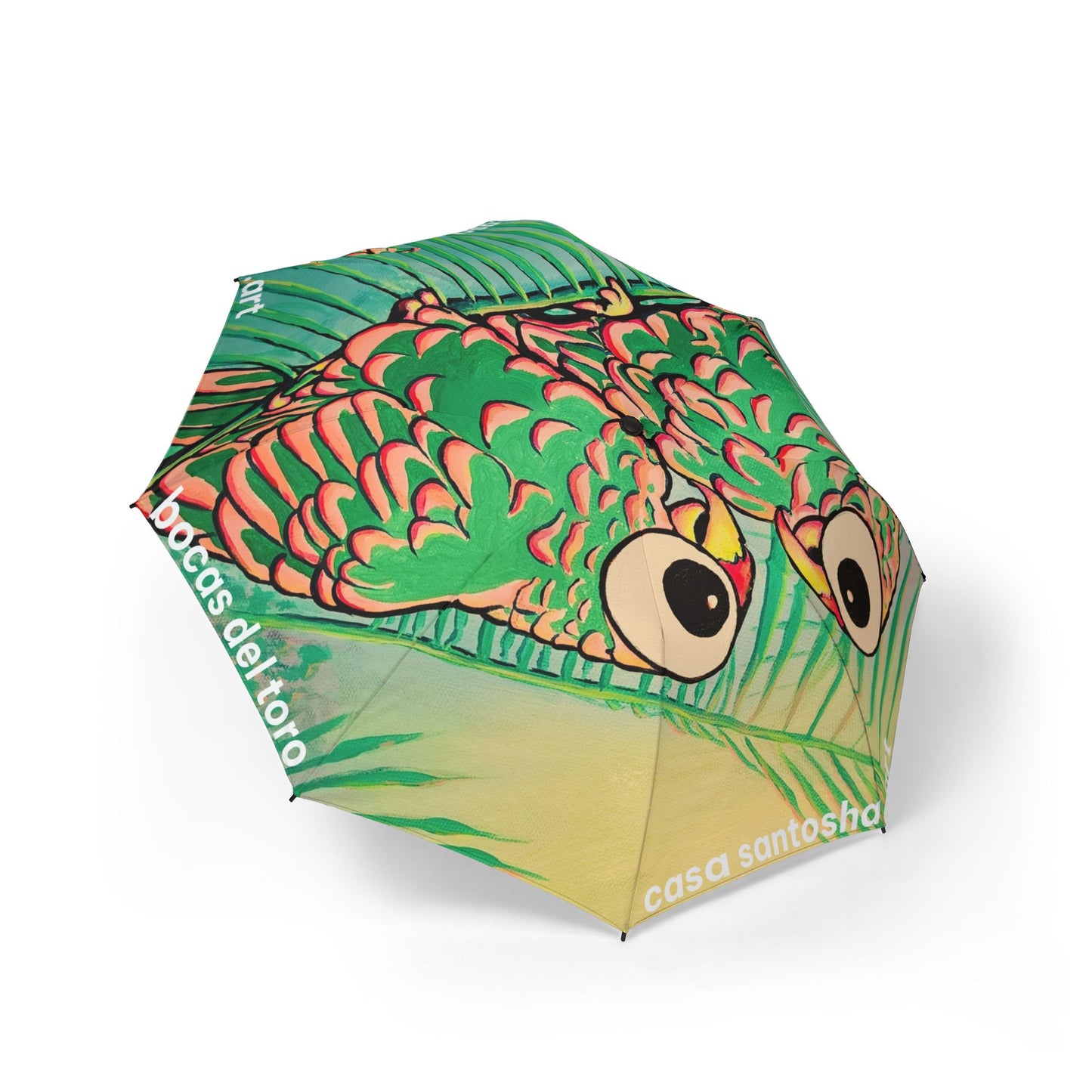 Chatty Cyclops Parrots Tropical Umbrella - Foldable & Stylish Rain Gear