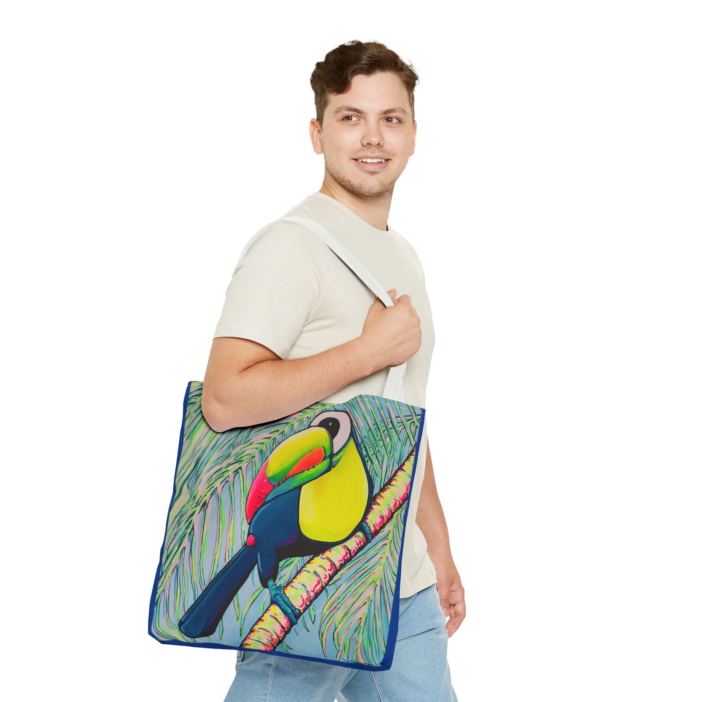 Premium Cyclops Toucan Tote Bag, Original Artist Design, Reusable Shopping Tote, Eco-Friendly