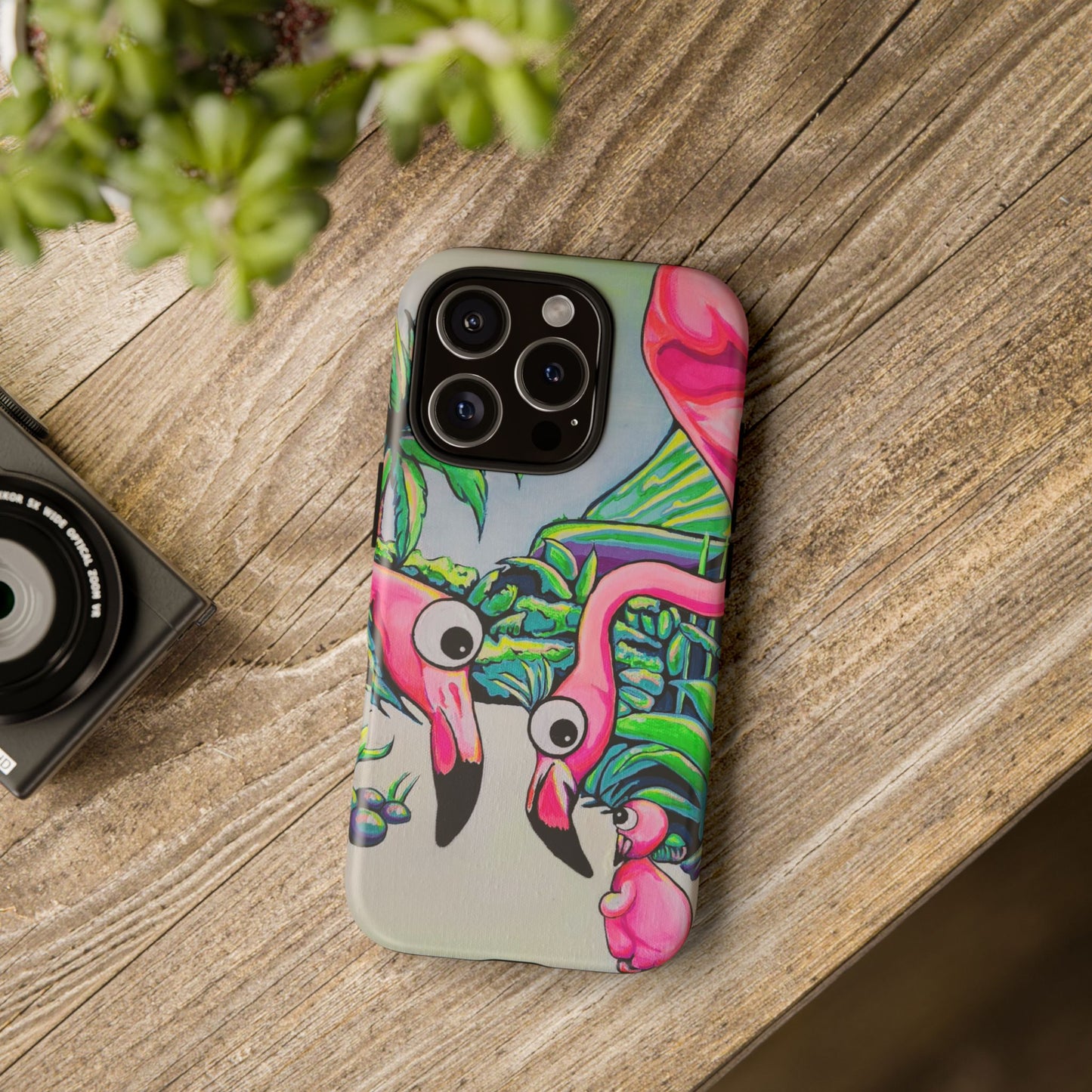 Flamingo Family Phone Case