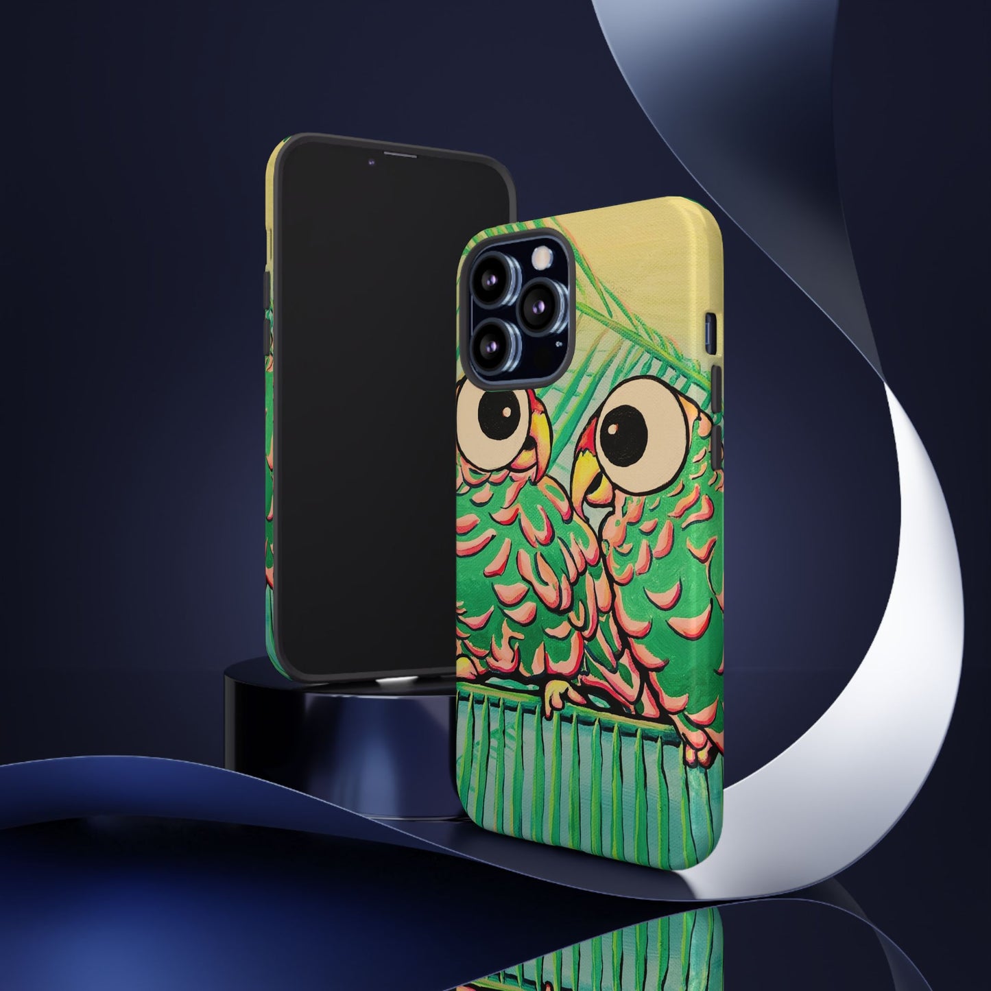 Chatty Cyclops Parrots Tough Phone Case
