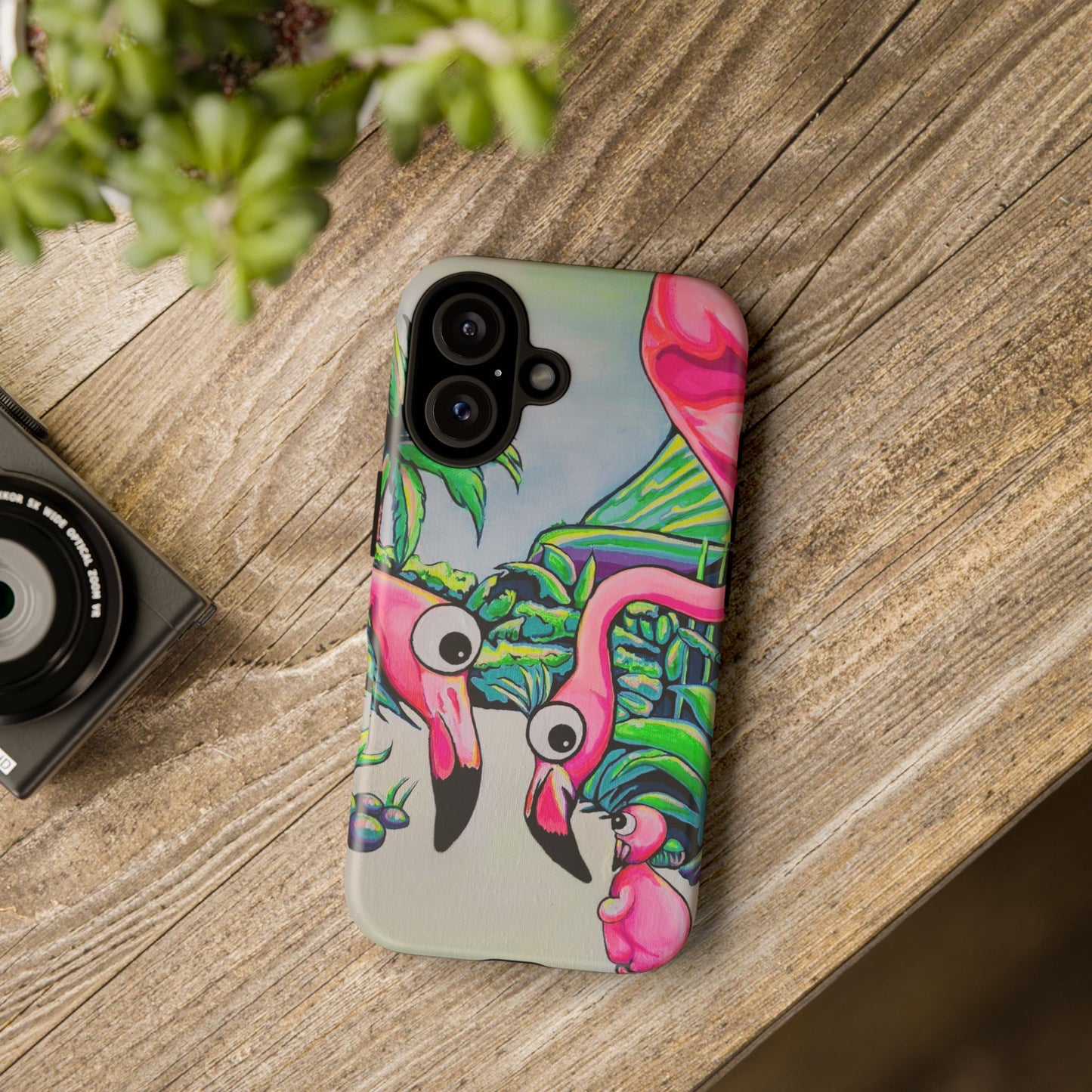 Flamingo Family Phone Case