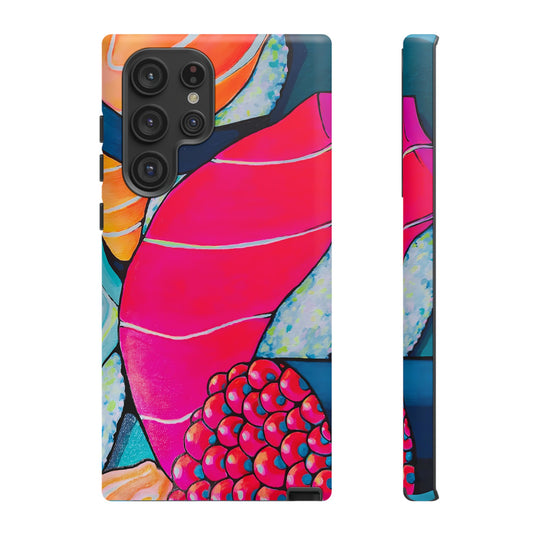 Neon Sushi Tough Phone Case