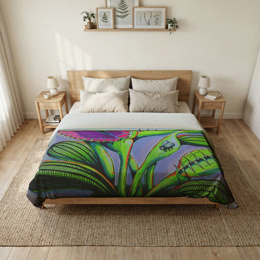 Cyclops Venus Fly Trap Duvet Cover