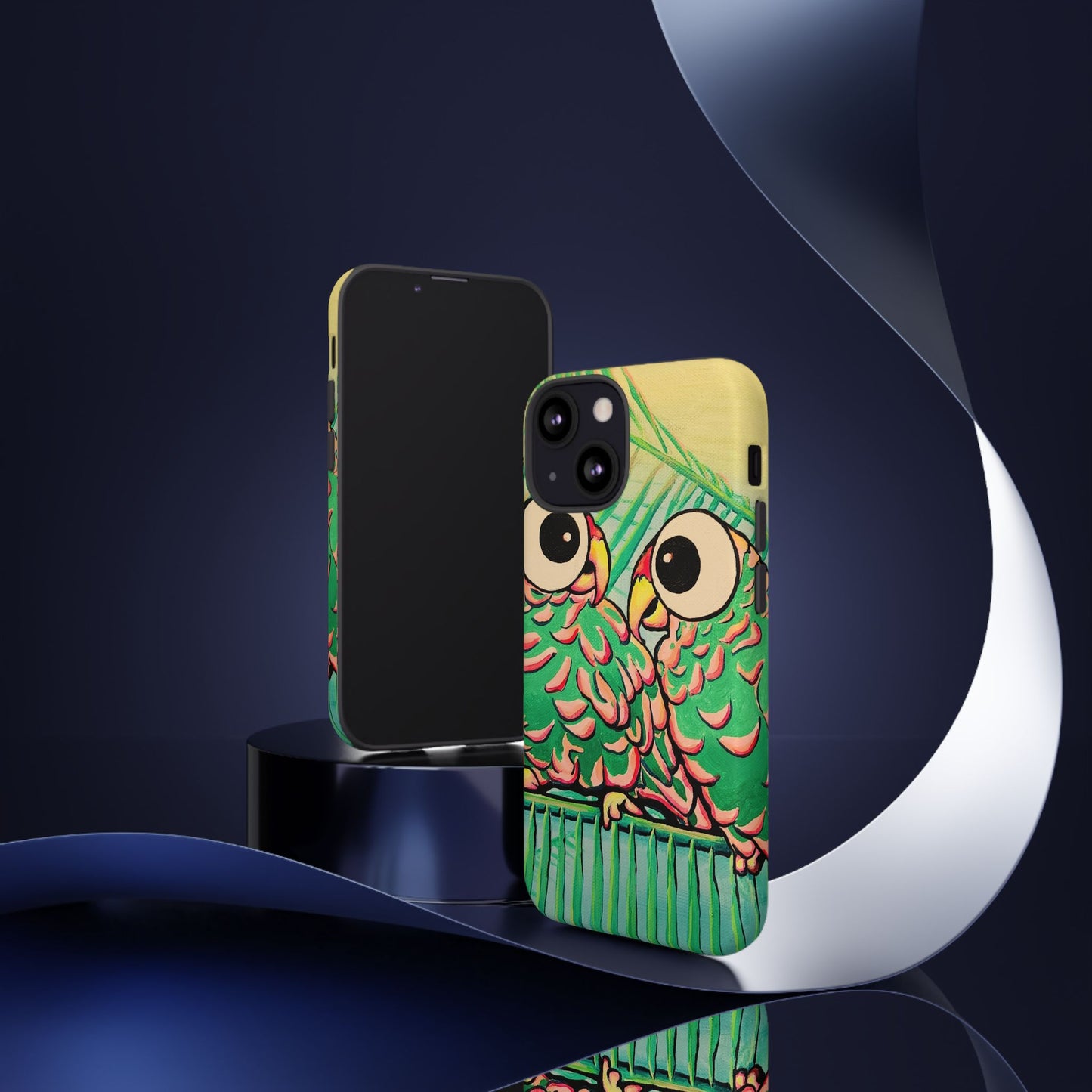 Chatty Cyclops Parrots Tough Phone Case