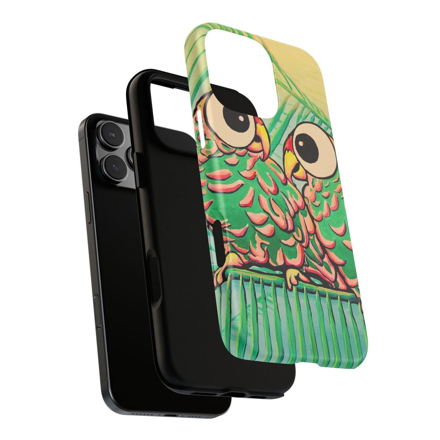Chatty Cyclops Parrots Tough Phone Case