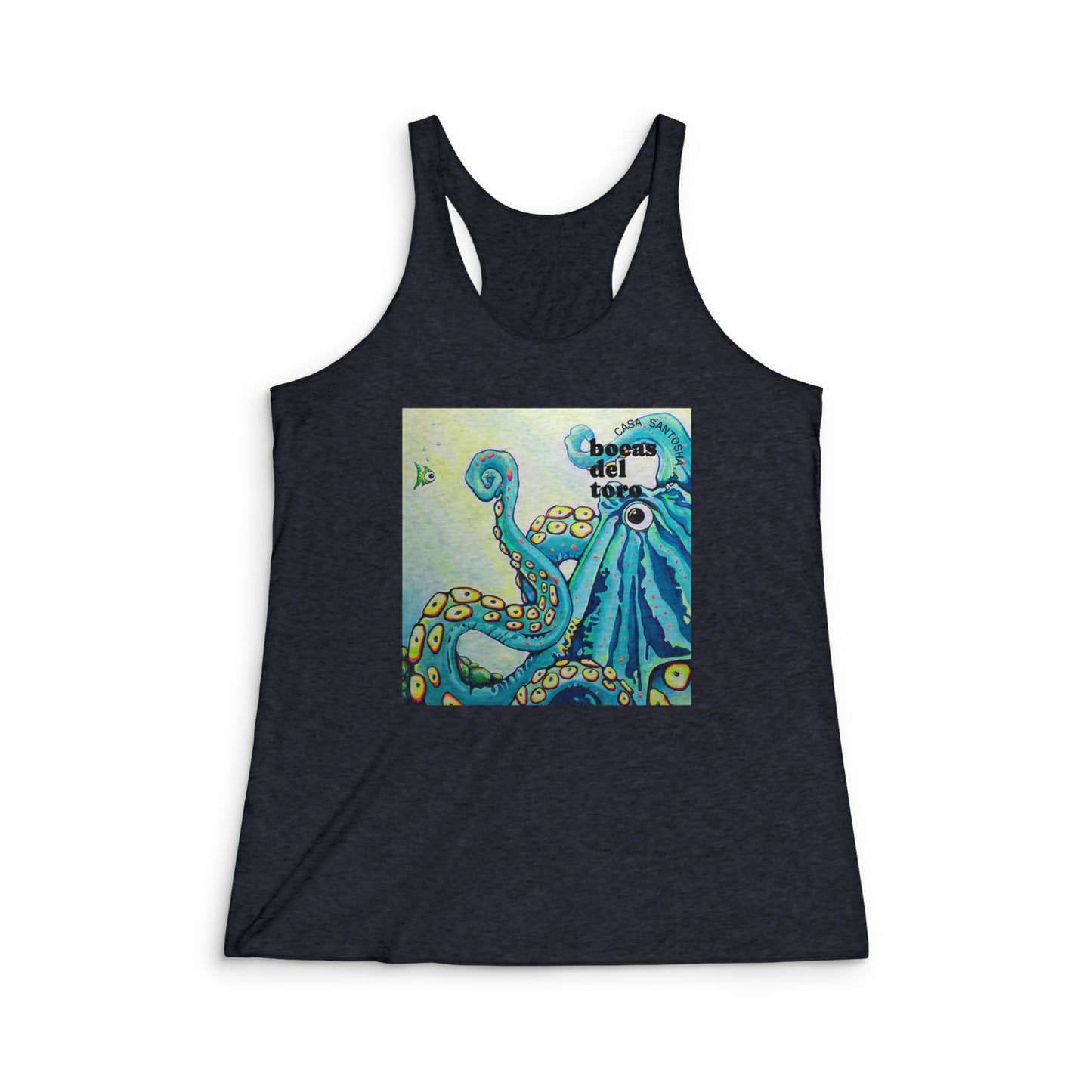 Women's Cyclops Octopus Graphic Racerback Tank