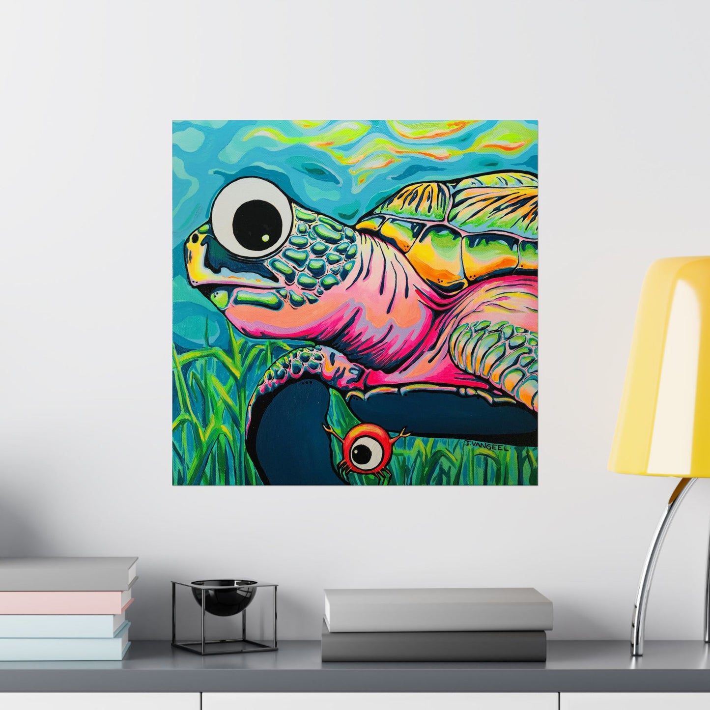 Cyclops Turtle Giclée Art Poster