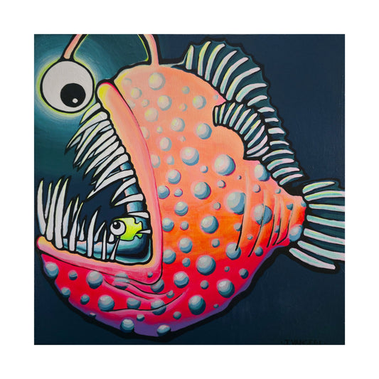 Cyclops Anglerfish Giclée Art Poster