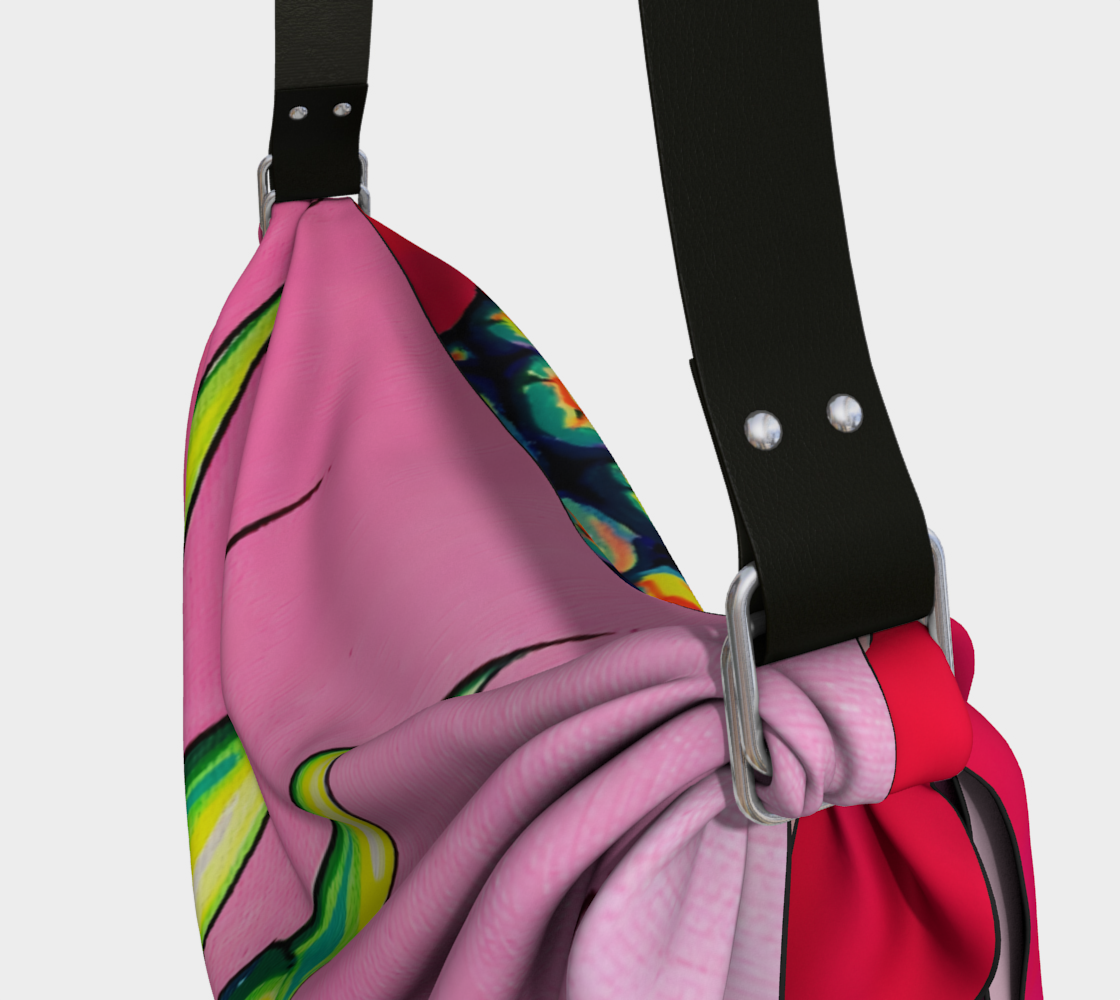 Neon Pineapple Origami Tote