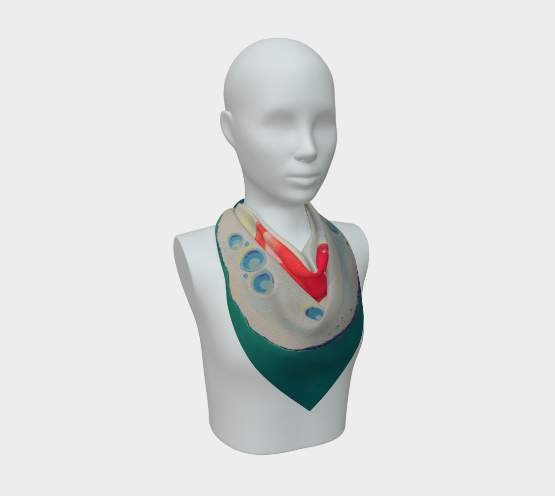 Neon Fried Egg Scarf