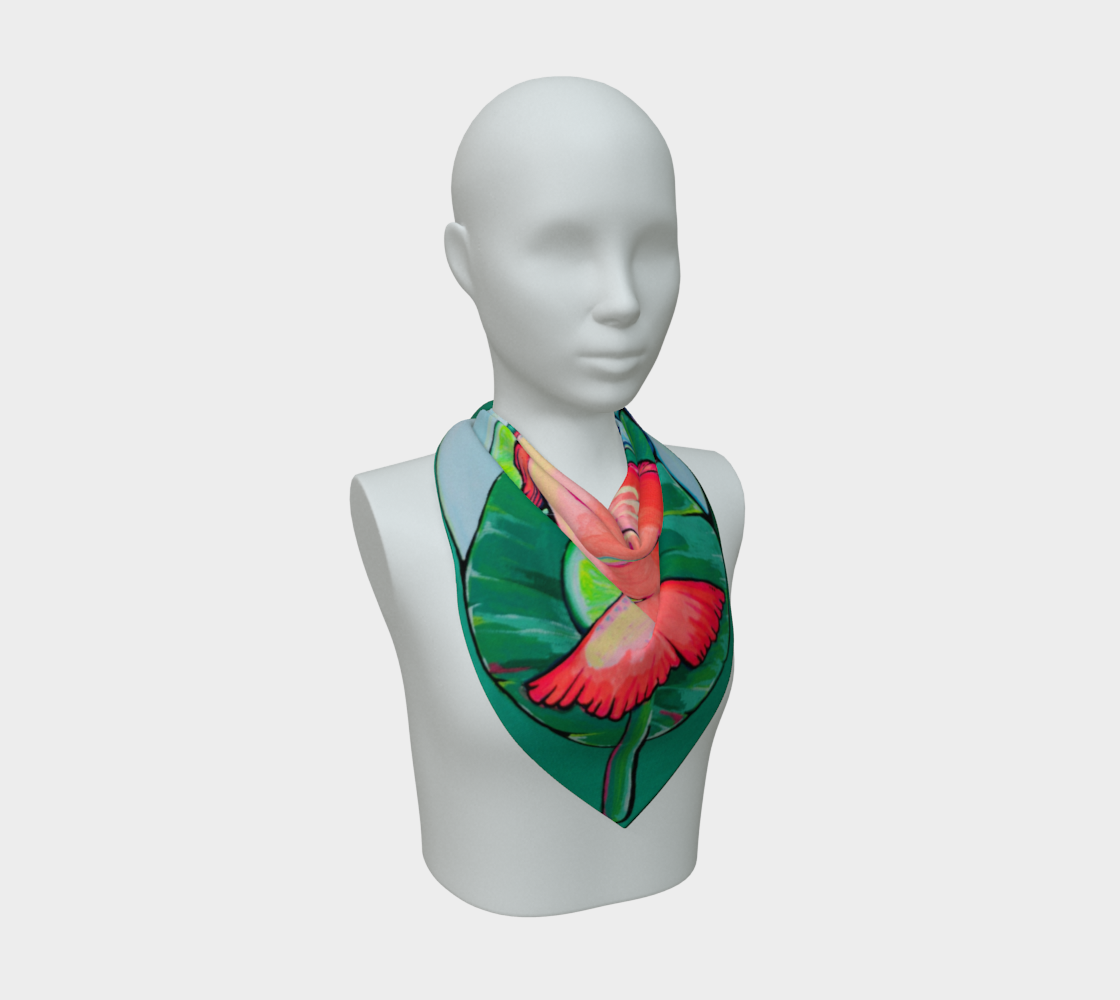 Neon Fried Fish Scarf