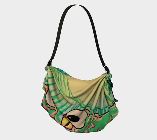 Chatty Cyclops Parrots Origami Tote