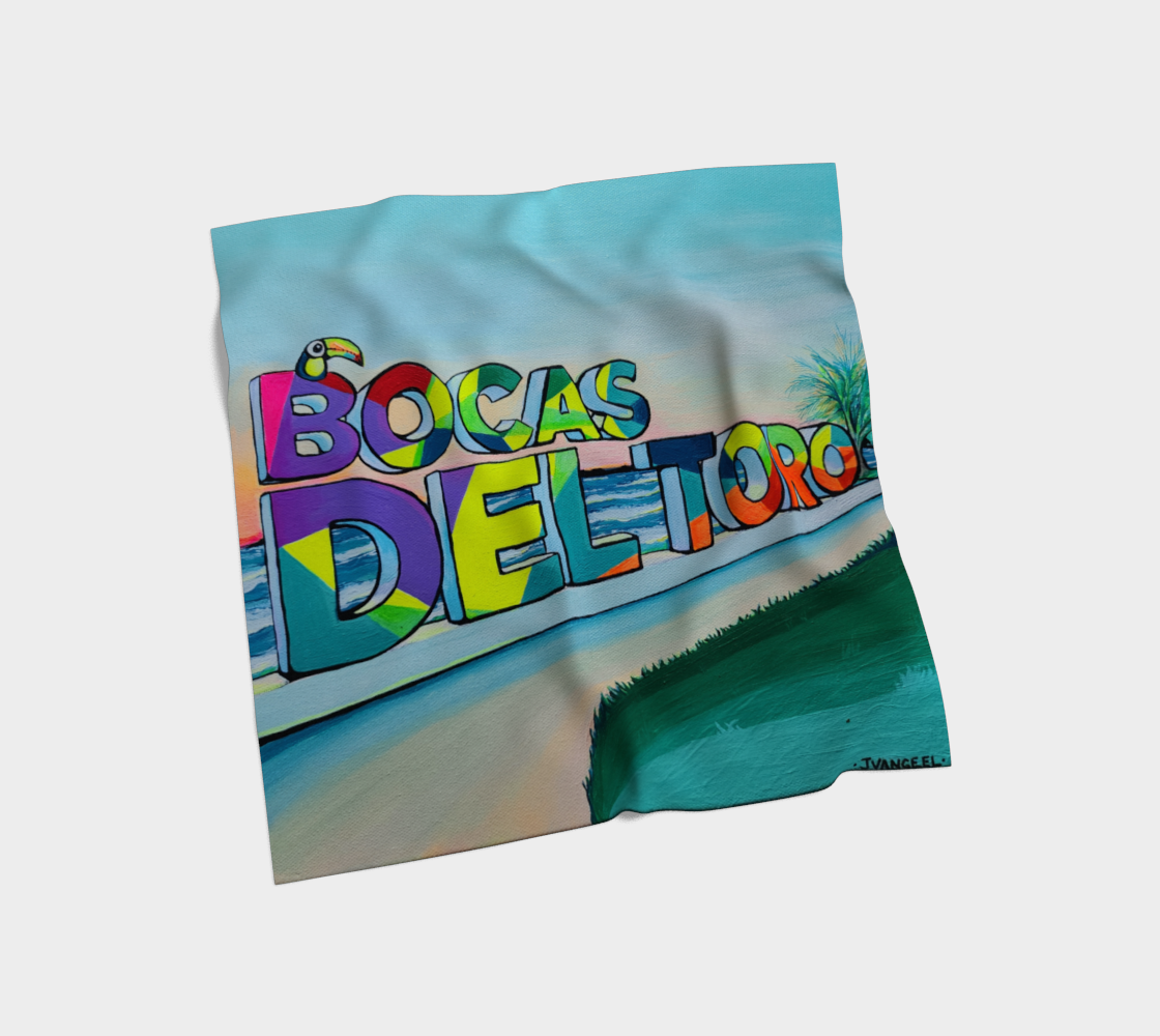 Bocas Del Toro Sign Scarf