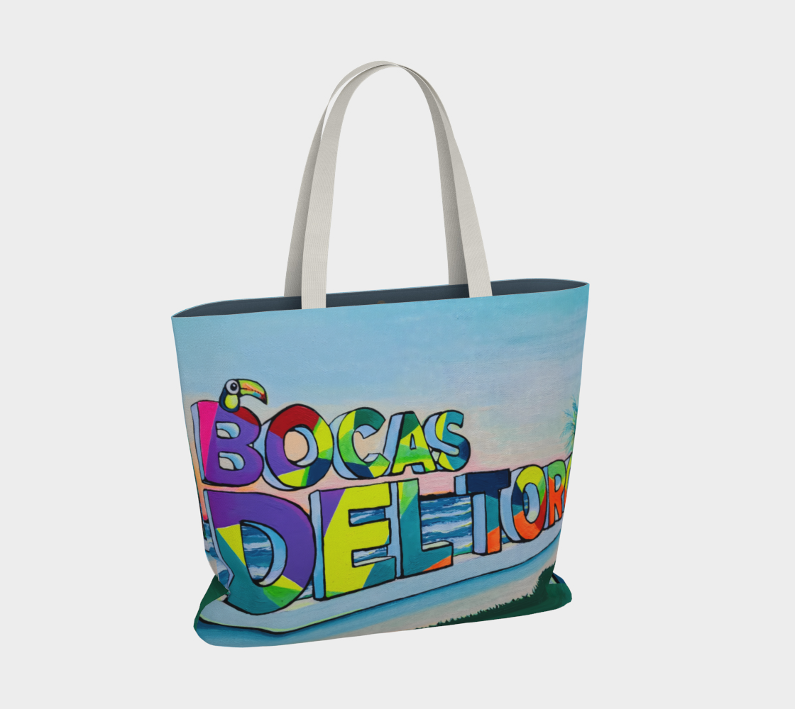 Bocas Del Toro Sign Market Tote