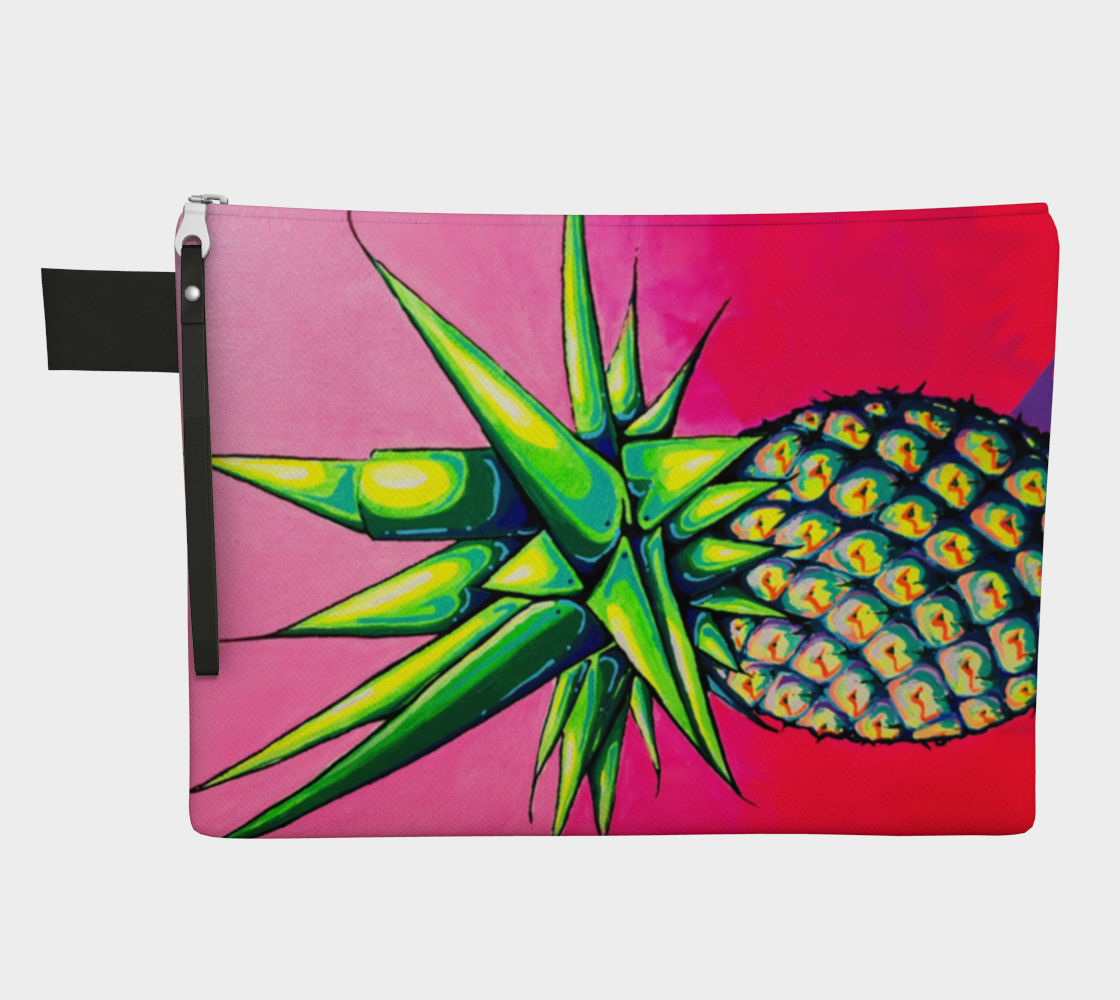Neon Pineapple Carry All