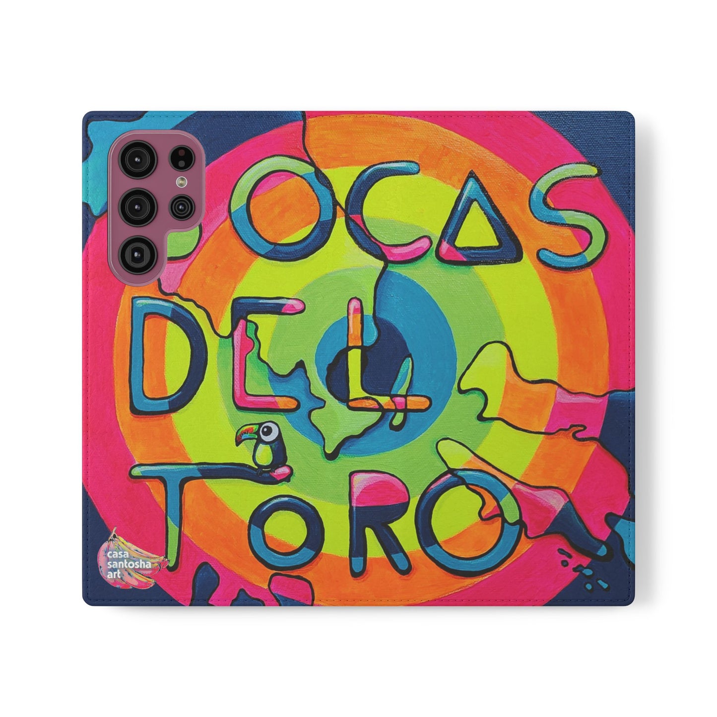 Bocas Del Toro Islands Flip Phone Case – Wallet Cover with Card Slots