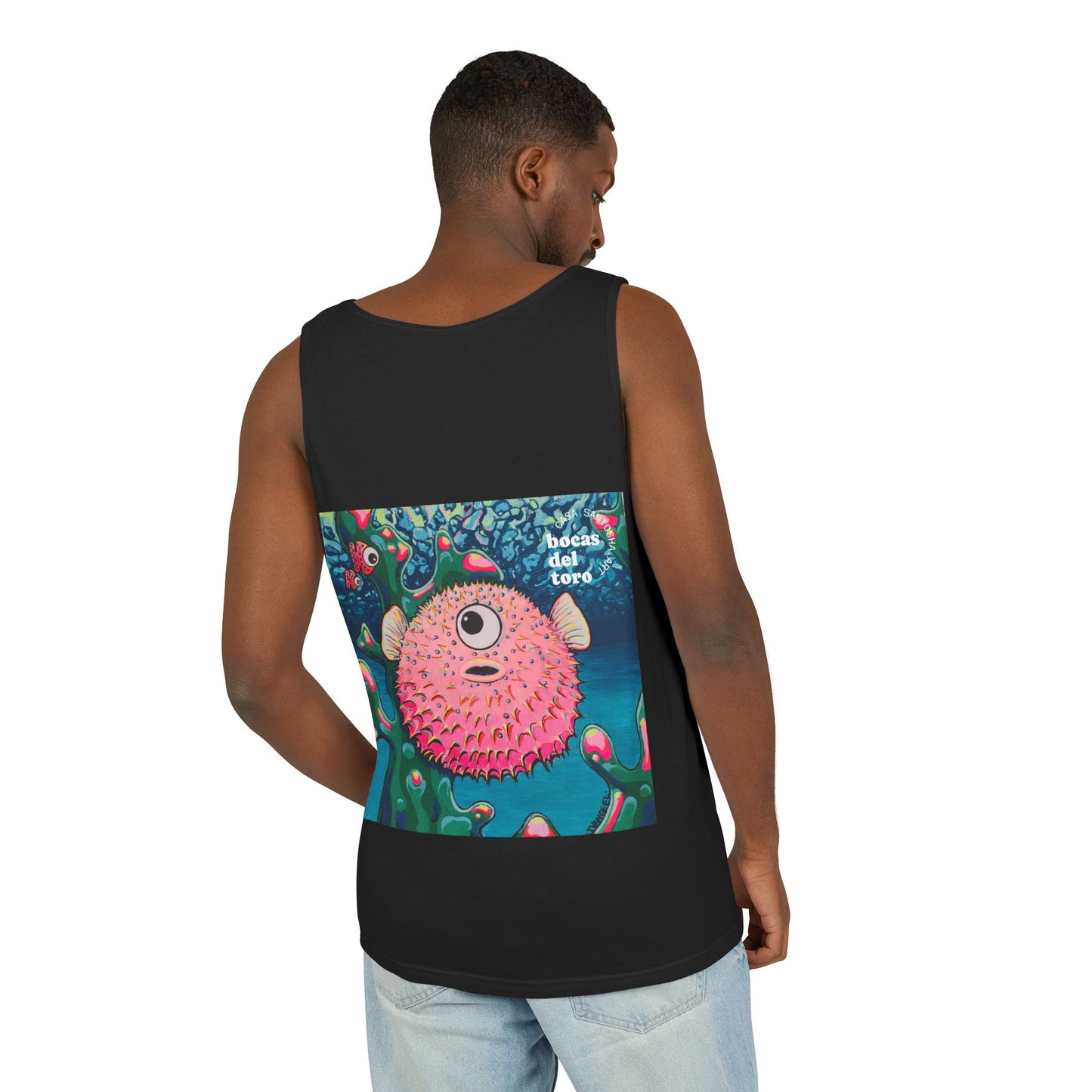 Unisex Cyclops Pufferfish Tank Top - Perfect for Summer Vibes