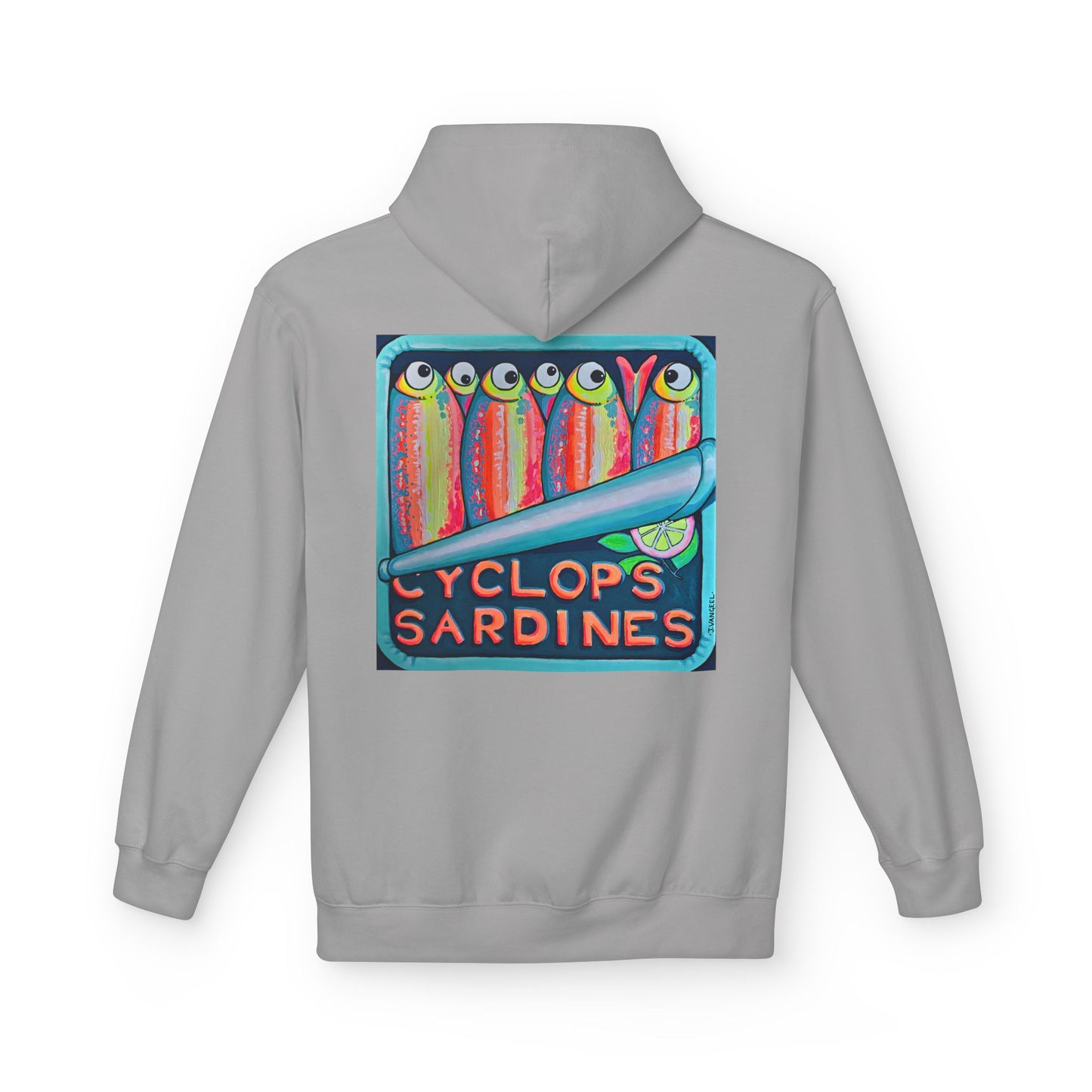 Unisex Neon Sardines Soft Hoodie