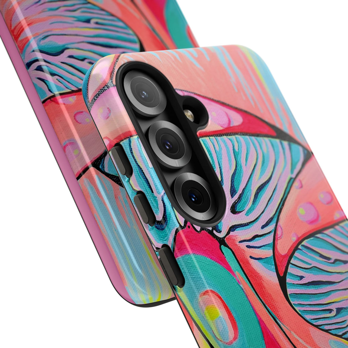Coque de téléphone résistante Trippy Mushrooms