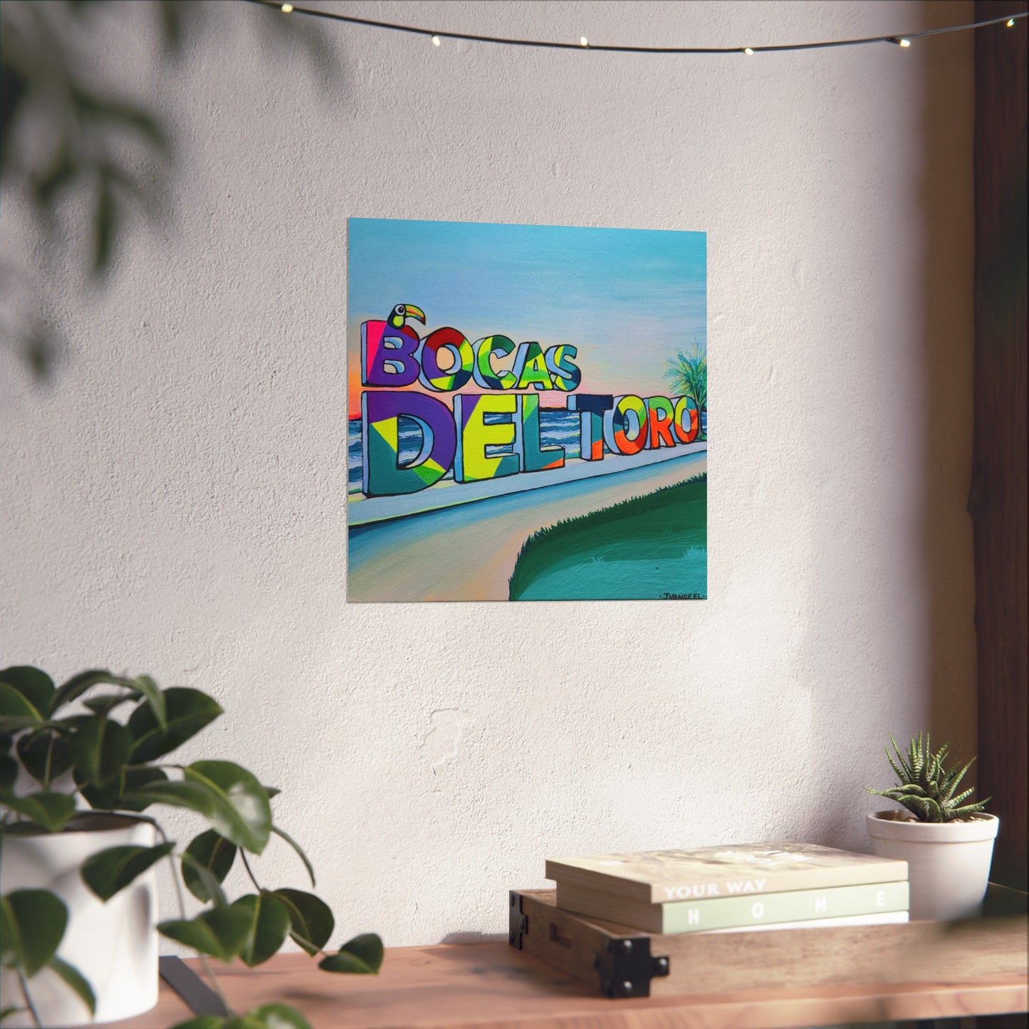 Bocas Del Toro Sign Giclée Art Poster