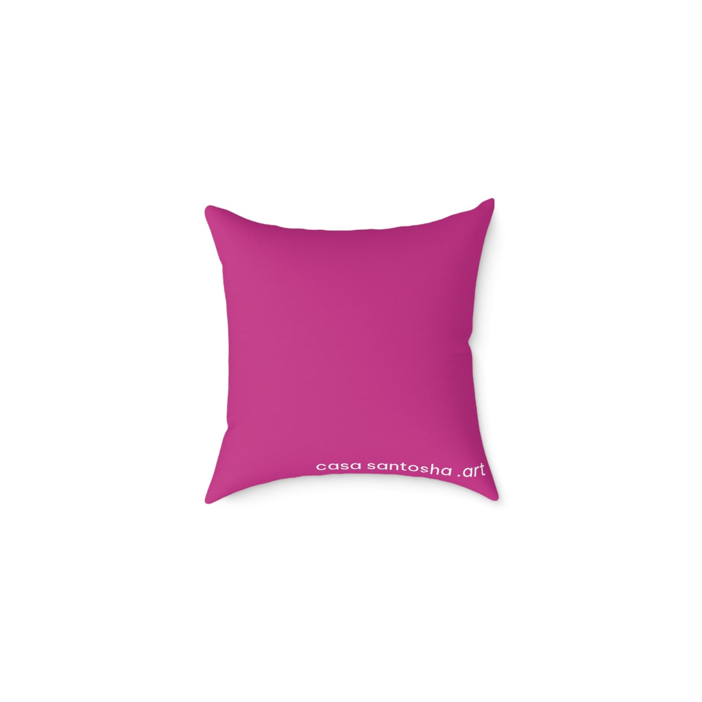 Neon Pink Dragon Fruit Art Canvas Decorative Pillow