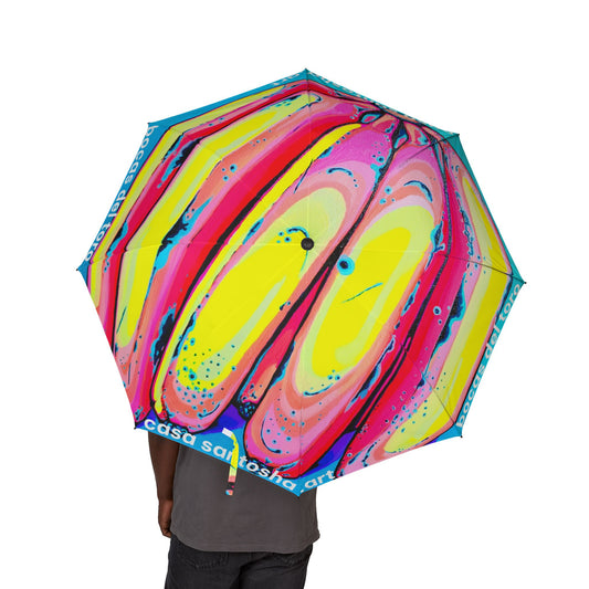 Neon Fat Bananas Umbrella, Foldable and Stylish Rain Gear